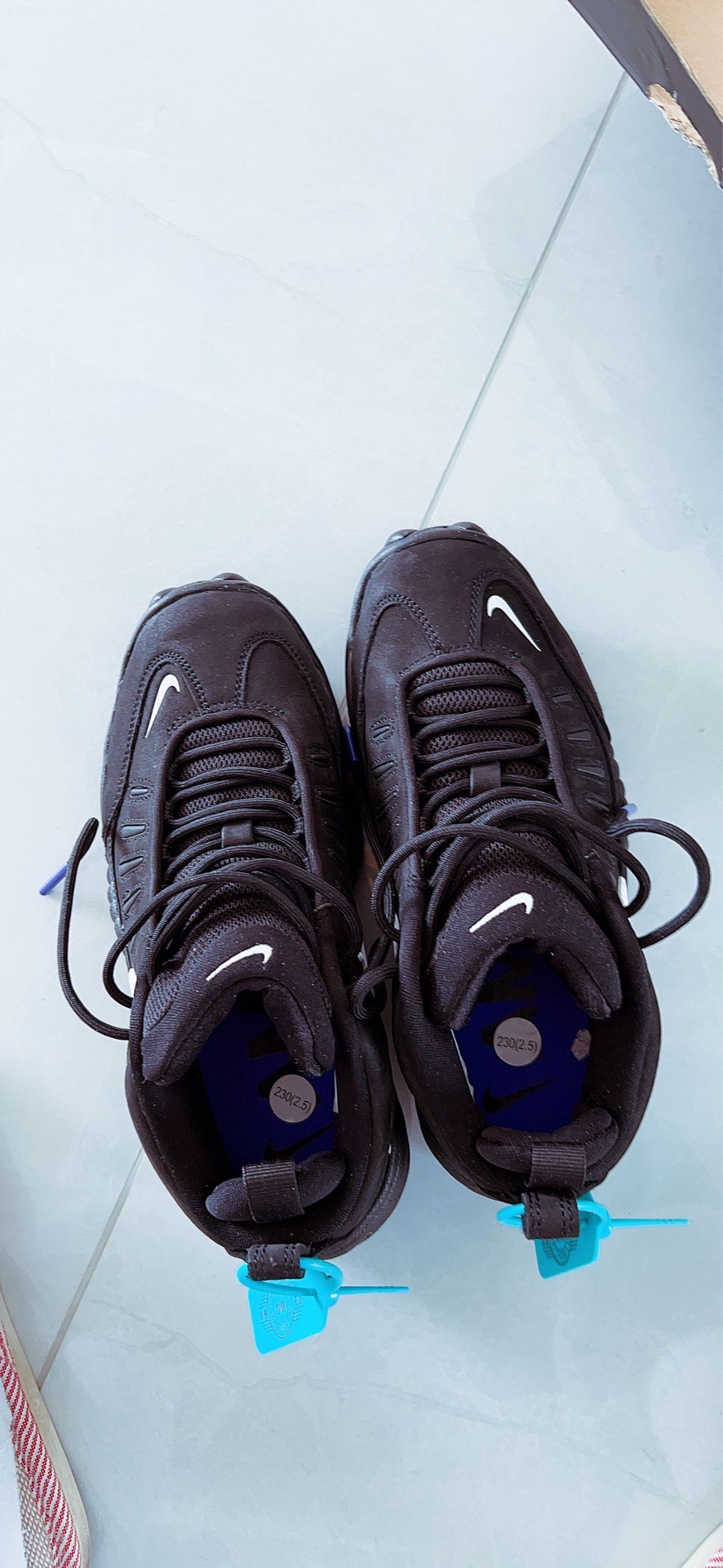 custom review-AMBUSH x Nike Air Adjust Force SP 'Черный' MID Топ Винтажные баскетбольные кроссовки Унисекс Черный Фиолетовый