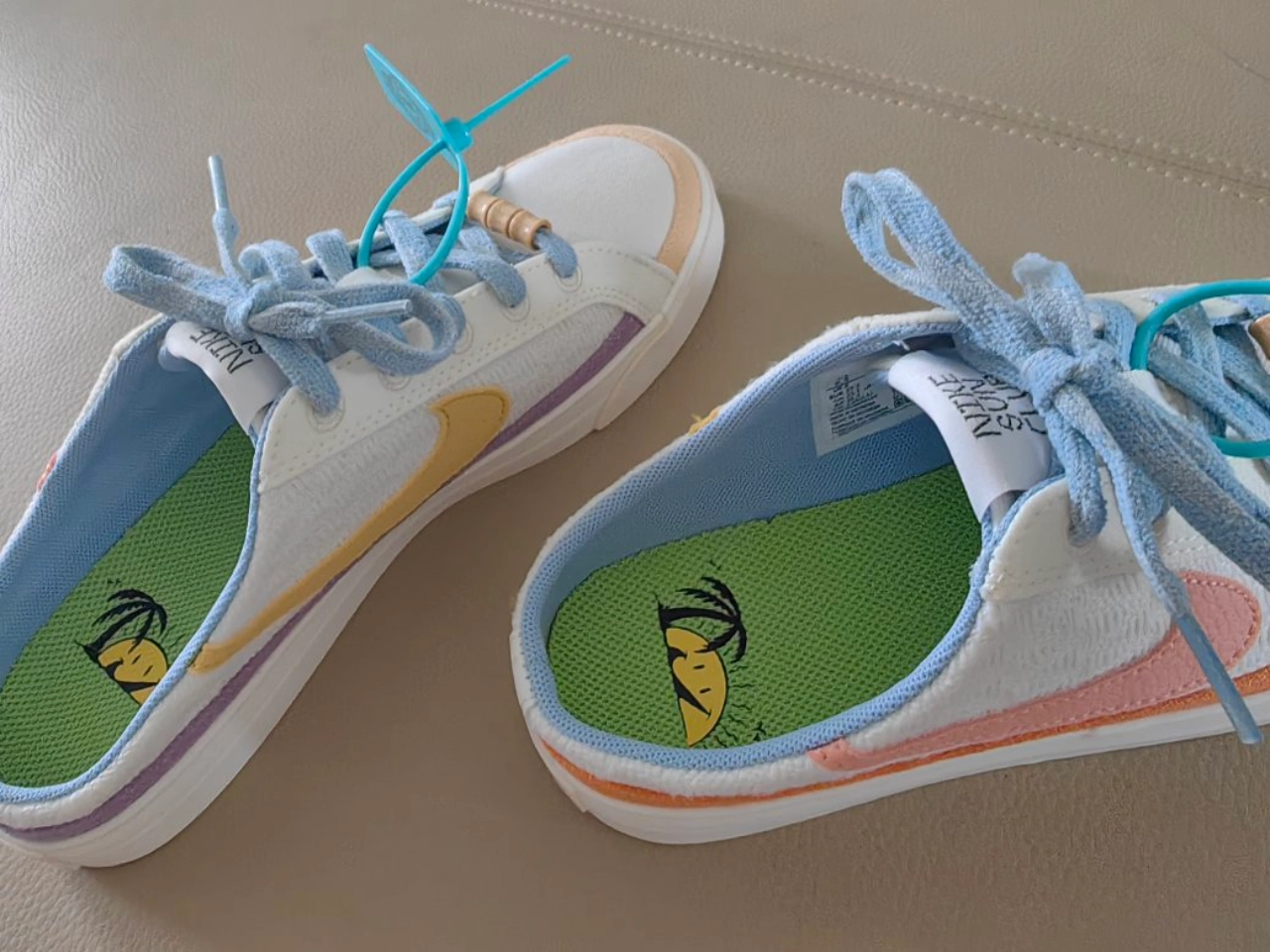 custom review-Nike Court Legacy Mule Slip Resistant Abrasion Resistant Lightweight Breathable Скейтбординг Кроссовки Low Top Женские