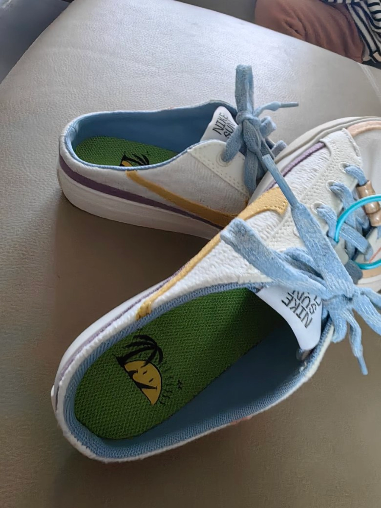 custom review-Nike Court Legacy Mule Slip Resistant Abrasion Resistant Lightweight Breathable Скейтбординг Кроссовки Low Top Женские