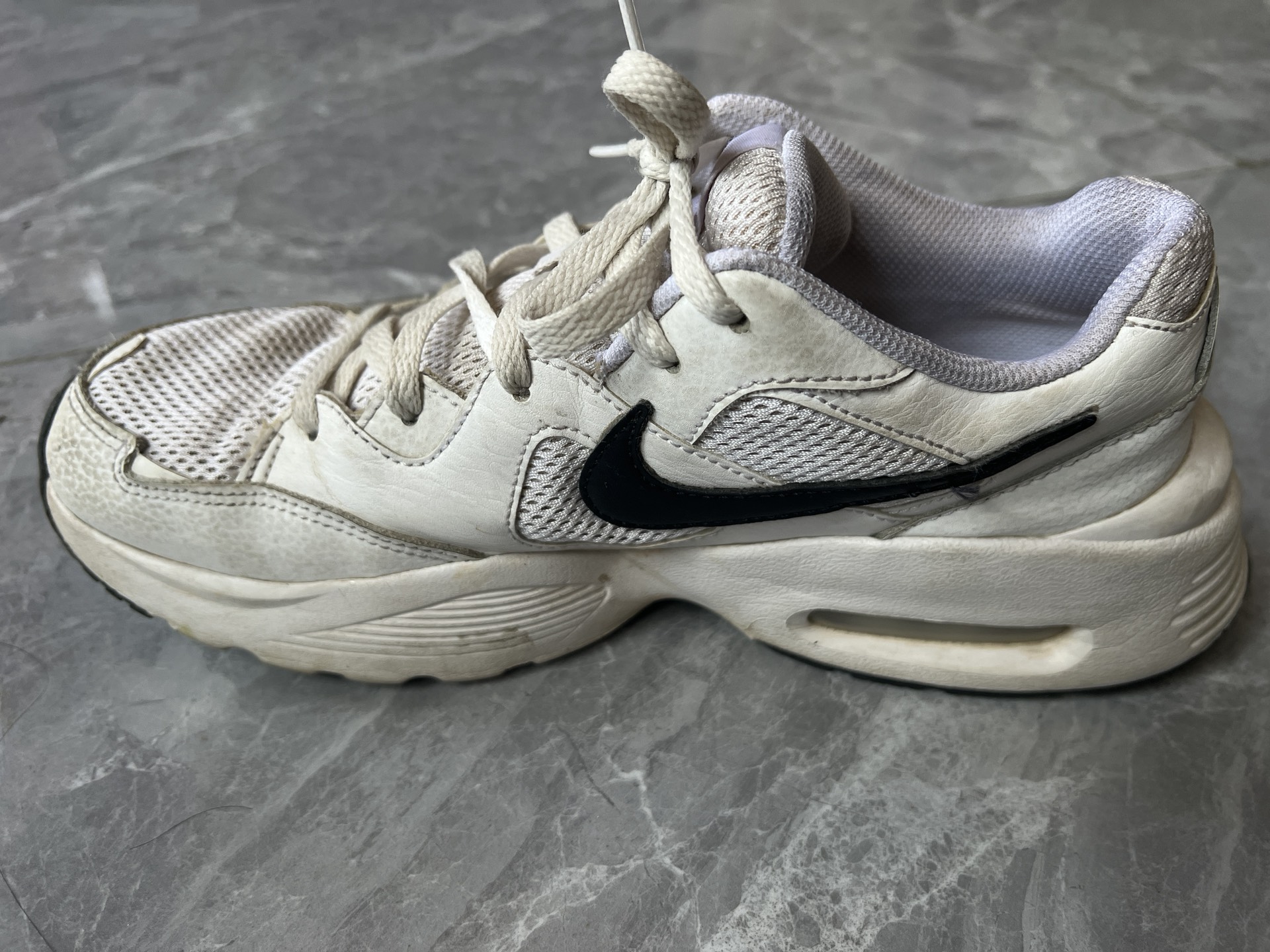 custom review-Nike Air Max Fusion Abrasion Resistant Низкий Топ Беговые кроссовки Мужские Белые