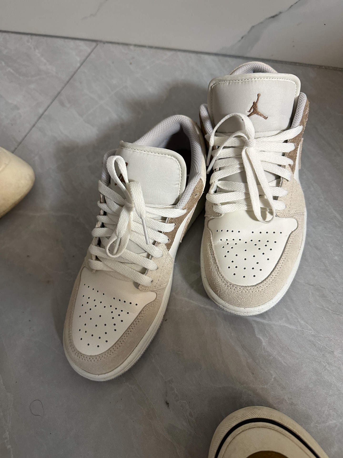 custom review-Jordan Air Jordan 1 LOW SE V2 Low Топ Скейтборд Кроссовки Унисекс Коричневый