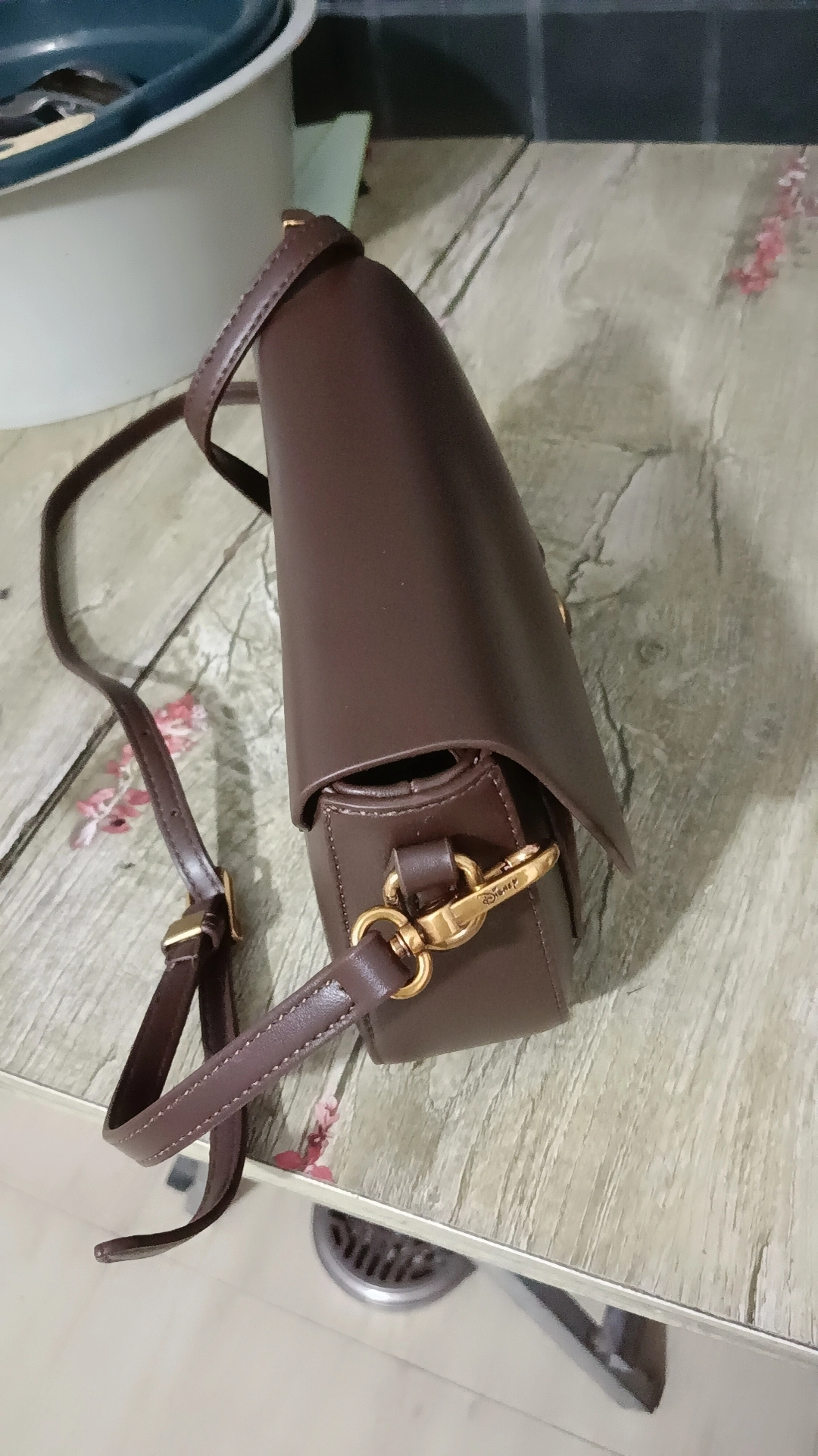 custom review-Disney Mickey Mouse ПУ (полиуретан) Сумка через плечо Стандартная Женская Темно-Кофейный