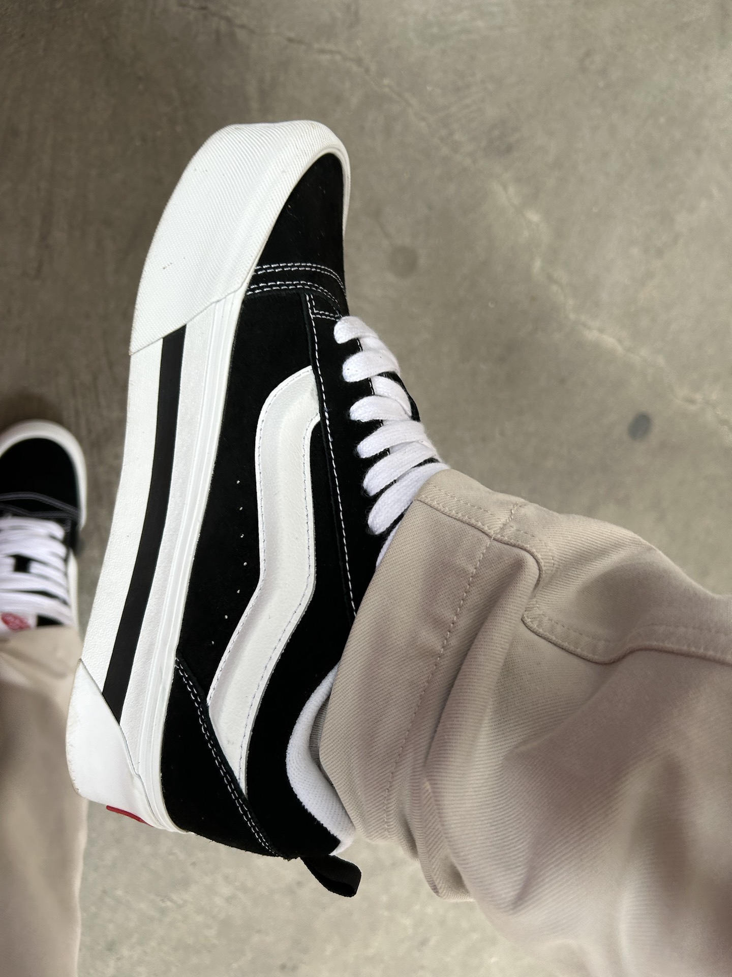 custom review-Vans Knu Stack Low Топ Скейтборд Кроссовки Унисекс Черный