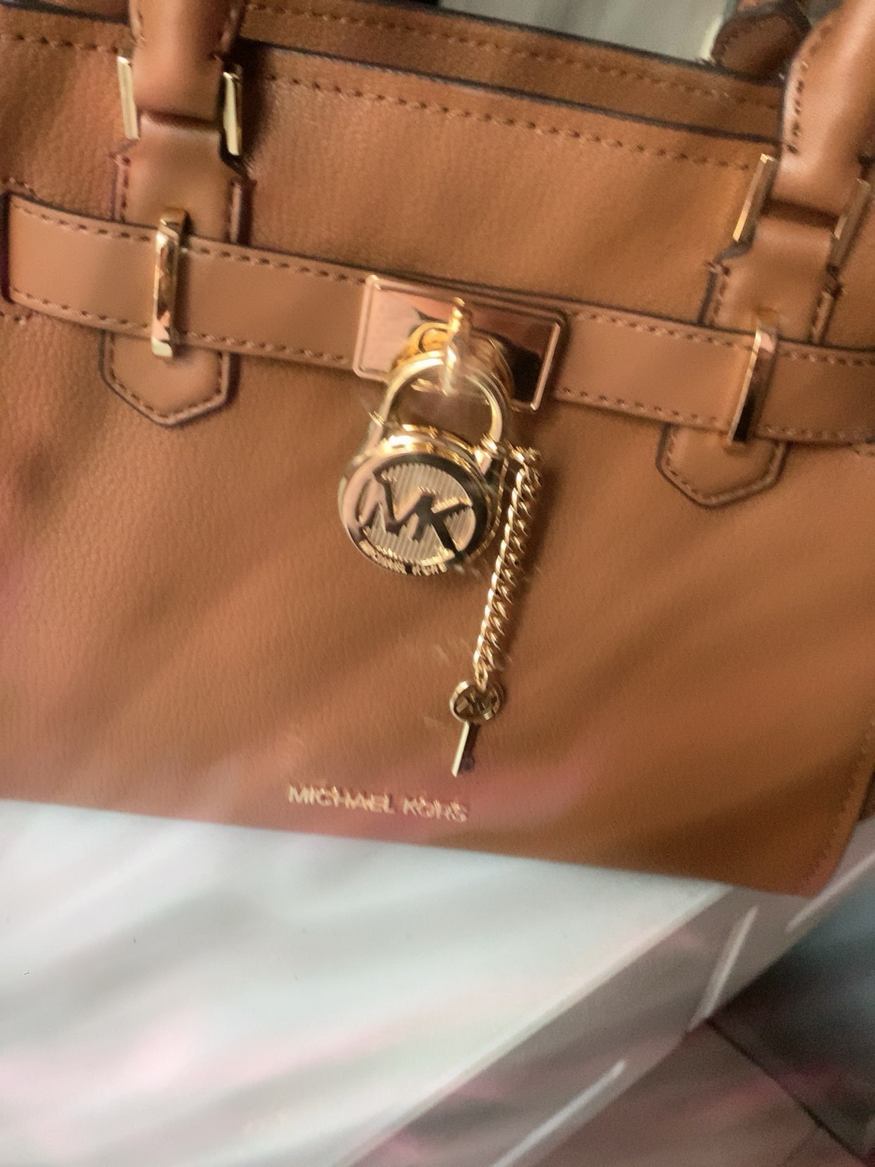 custom review-MICHAEL KORS Сумка через плечо из кожи женская коричневая