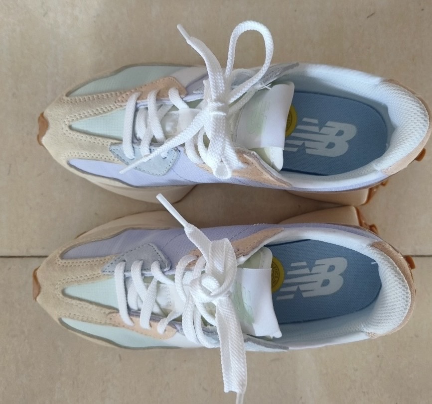 custom review-New Balance NB 327 Low Топ Повседневные Беговые Кроссовки Женские Синие Зеленые