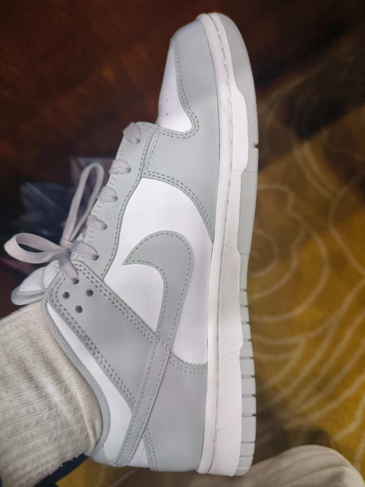 custom review-Nike Dunk Low Grey Fog Men's