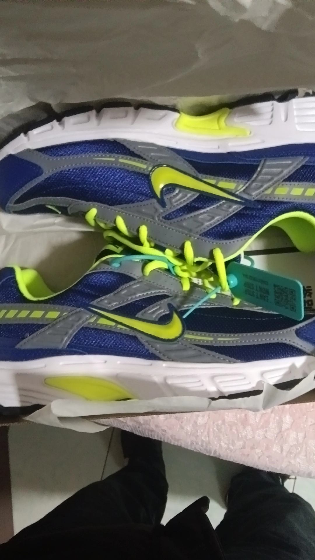 custom review-Nike Initiator Амортизация Устойчивый к истиранию Дышащий Низкий Топ Повседневный Городской Коммутирование Беговые кроссовки Мужской Синий Зеленый