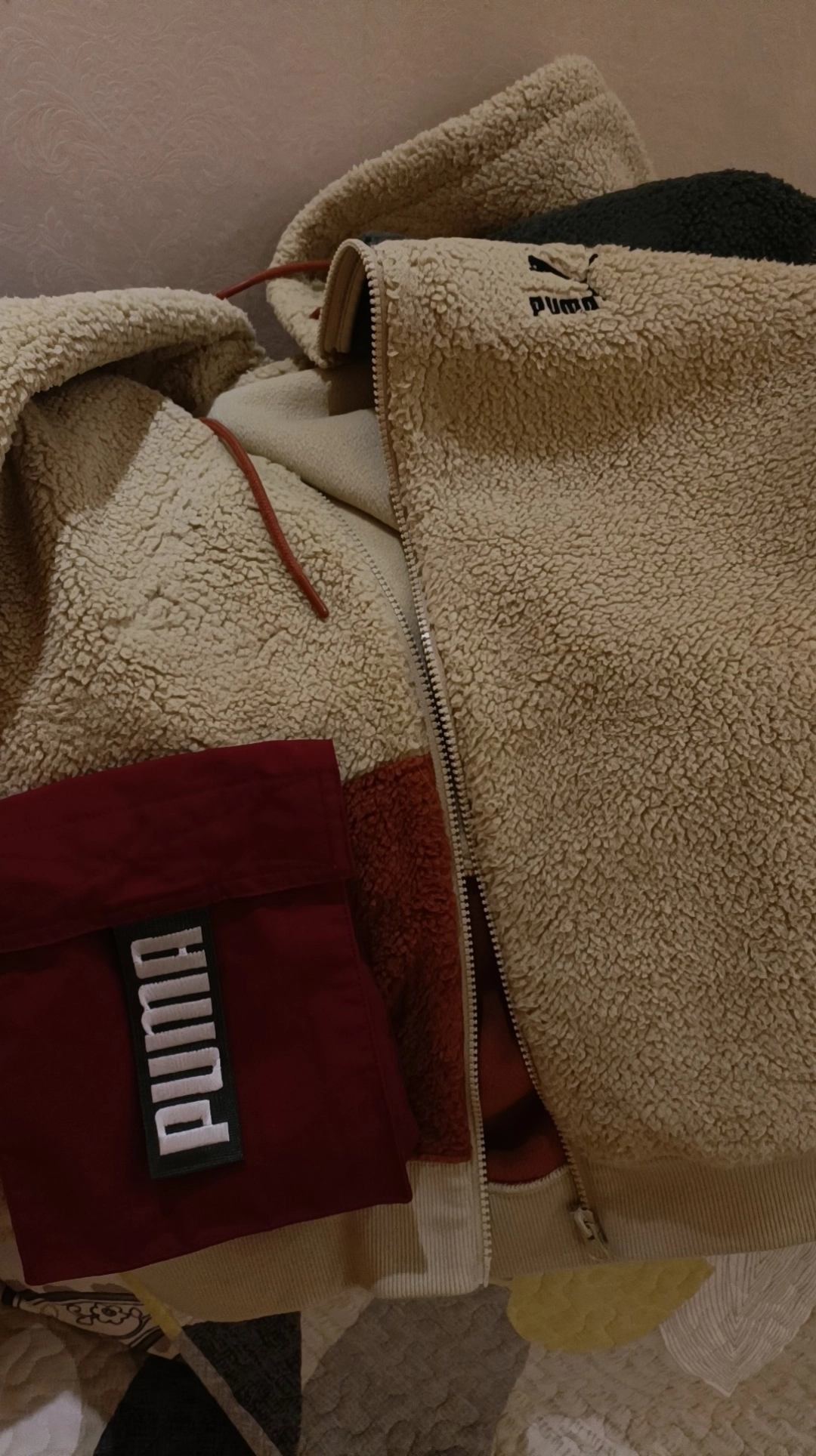 custom review-PUMA Хаки Мужские Куртки