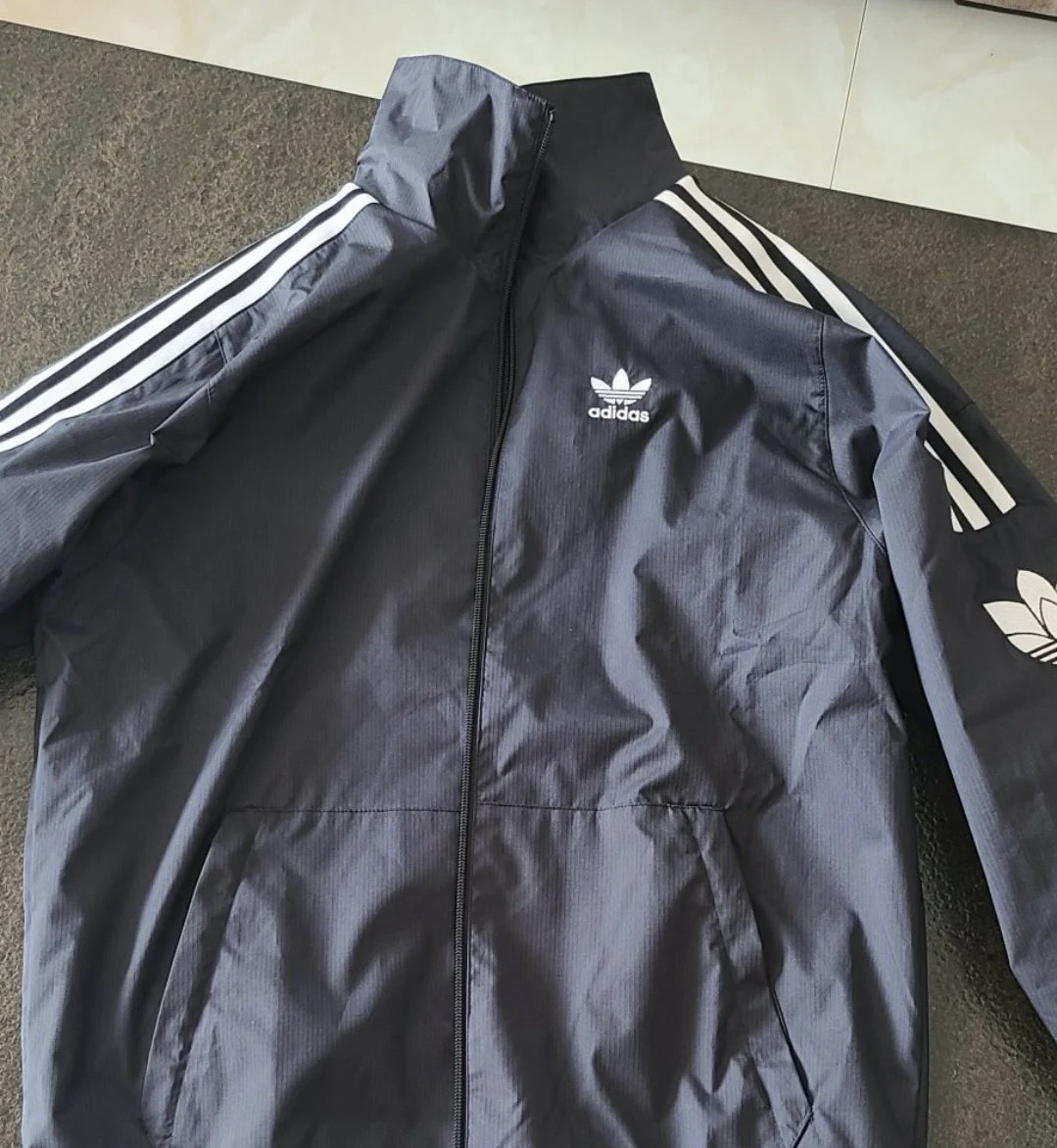 custom review-Adidas Originals 3 Stripe Куртка Мужская Черная