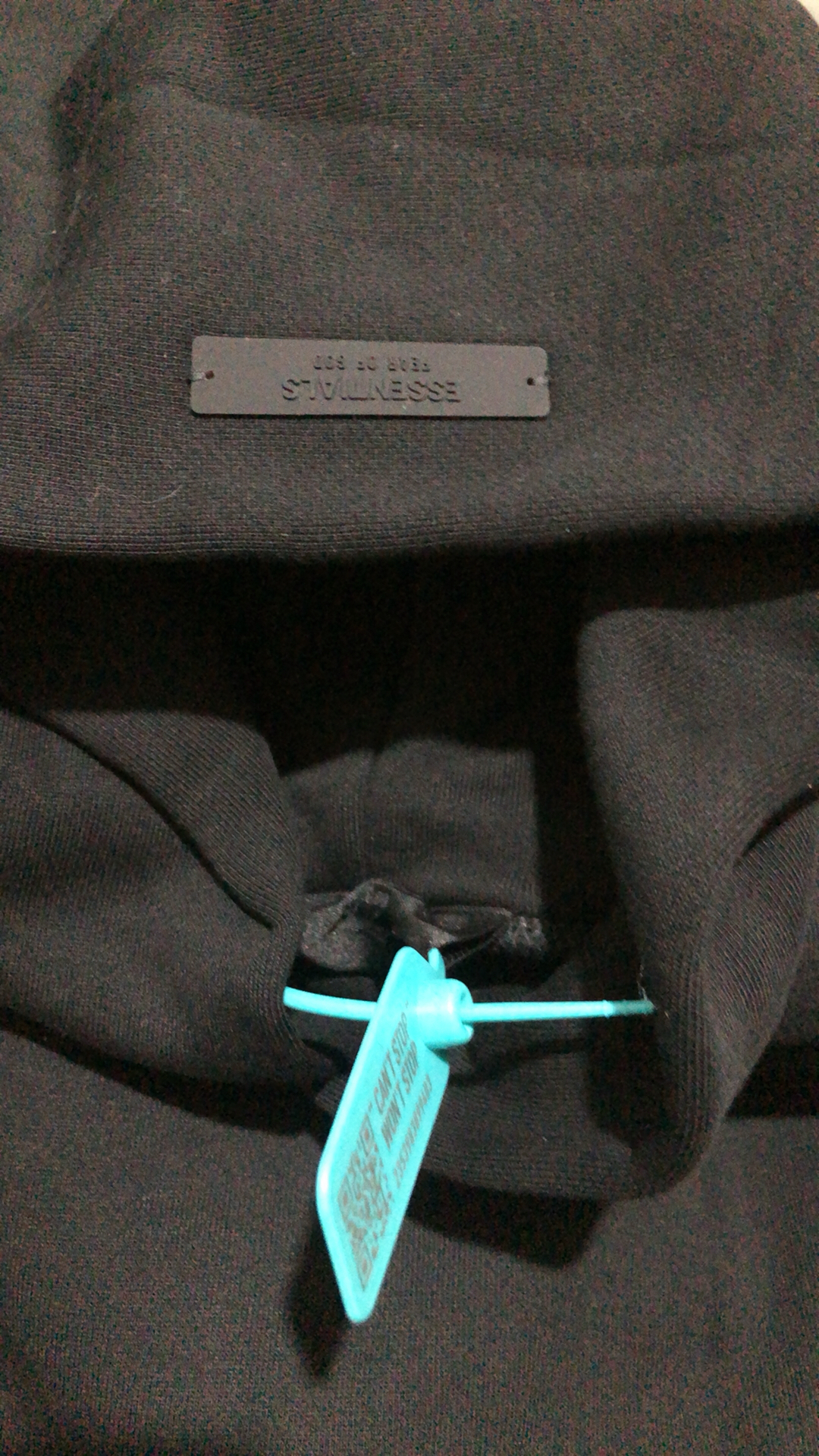 custom review-Fear Of God Essentials Logo print Hoodie