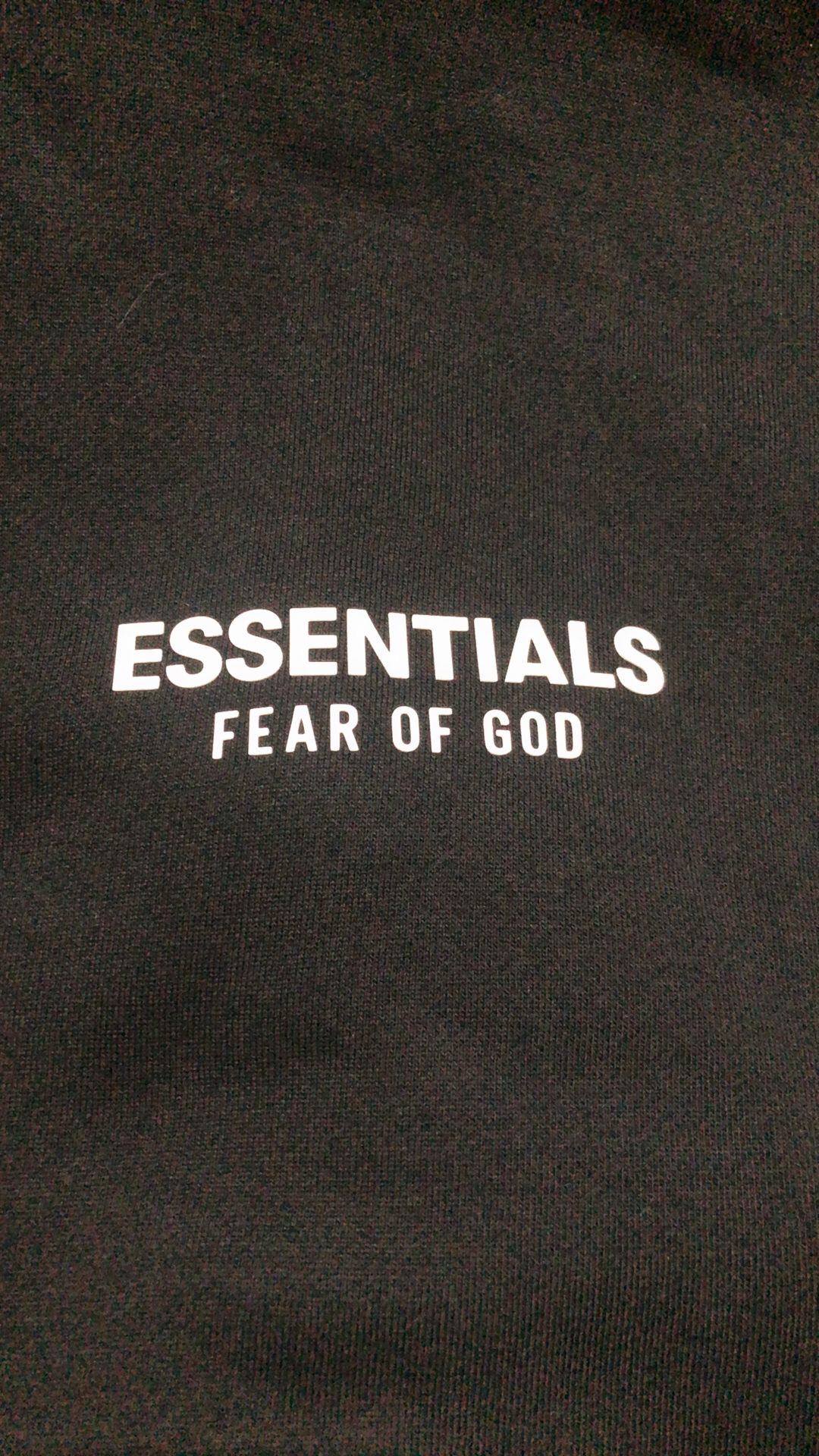 custom review-Fear Of God Essentials Logo print Hoodie