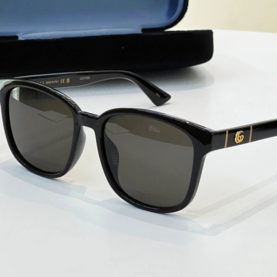 custom review-GUCCI Квадратные Солнцезащитные Очки Мужские Черные