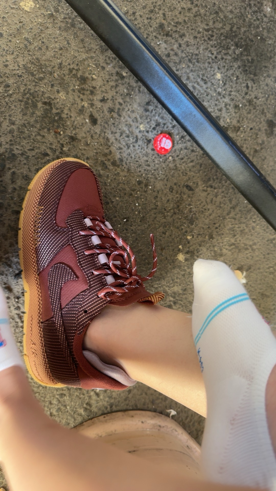 custom review-Nike Air FORCE 1 Low Топ Скейтборд Кроссовки Унисекс Красный Коричневый