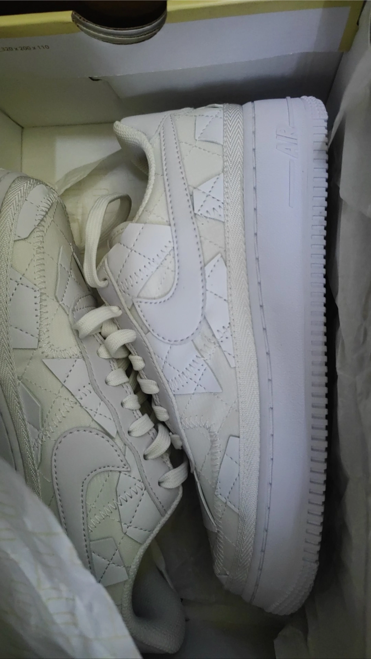 custom review-Billie Eilish x Nike Air FORCE 1 'Triple White Billie Eilish Low Скейтбординг Кроссовки Унисекс Белый