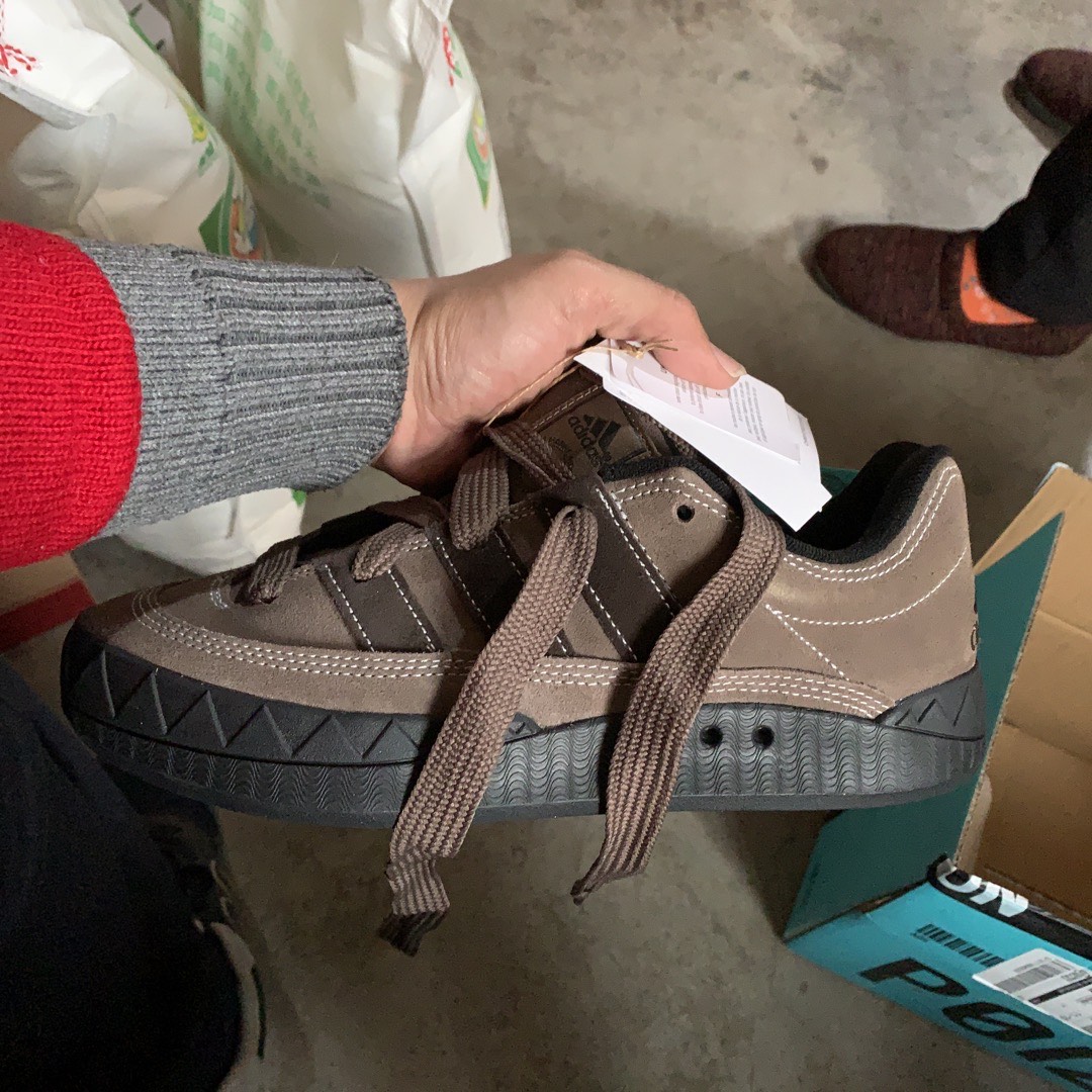 custom review-Adidas Originals Adimatic Аbrasion Resistant Низкие Кроссовки для Скейтбординга Унисекс Темно-Коричневый