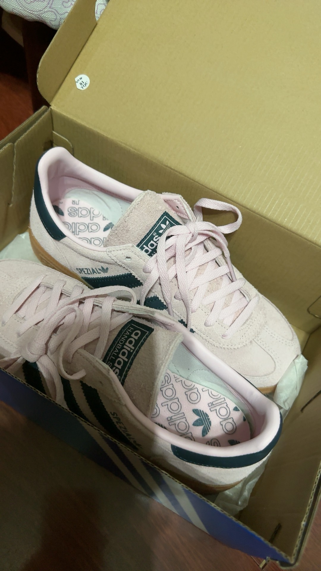 custom review-Adidas Handball Spezial Clear Pink Arctic Night Women's
