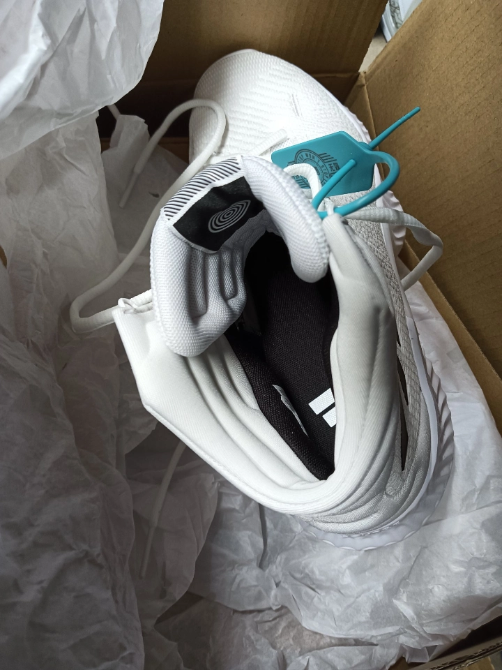 custom review-Adidas Pro Bounce 2018 Амортизаторы Slip-resistant MID Топ Баскетбольные кроссовки Мужской Экрю Азиатская Версия