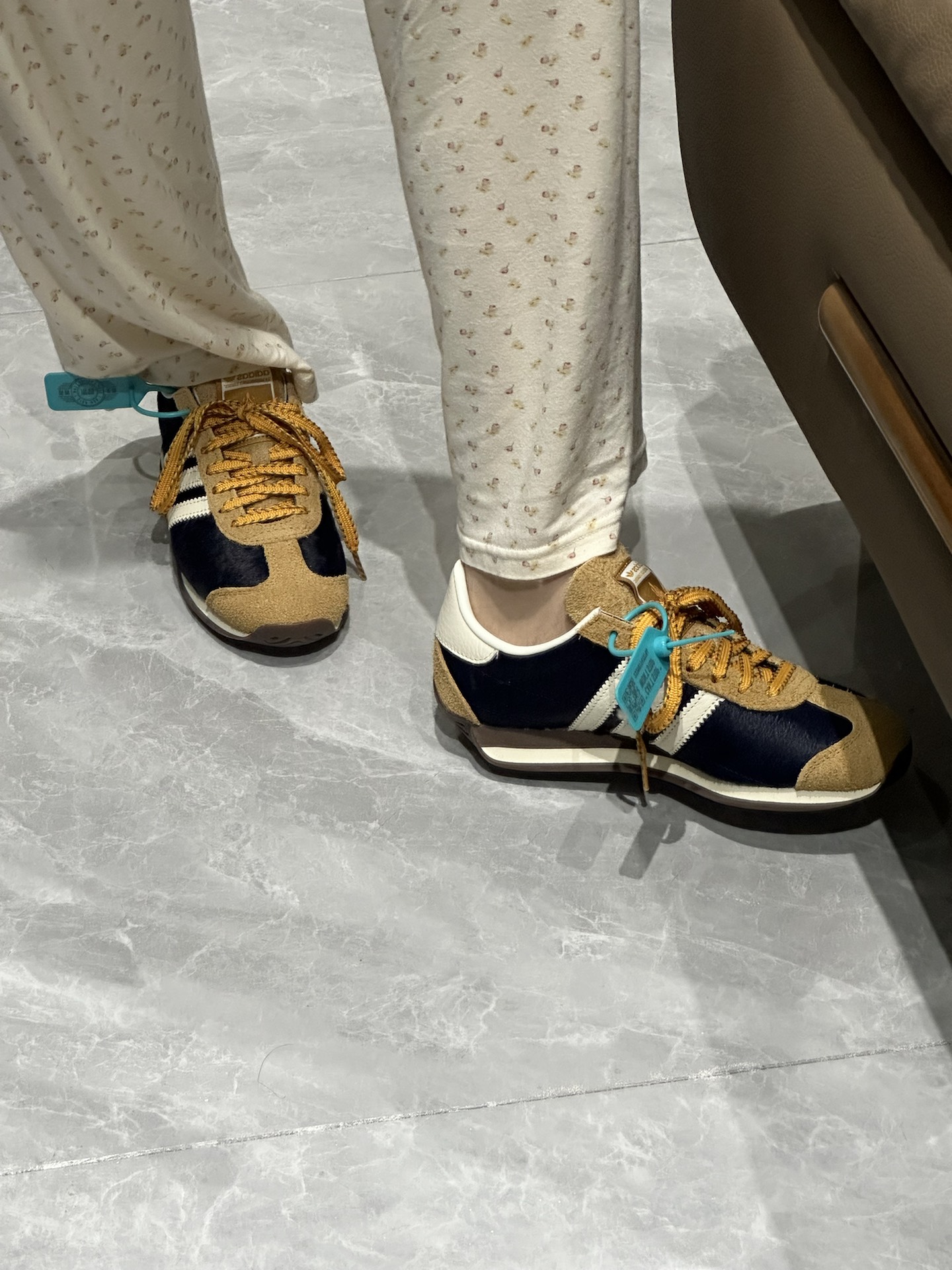 custom review-Adidas Originals COUNTRY OG Casual Low Top Коричневый Синий Унисекс