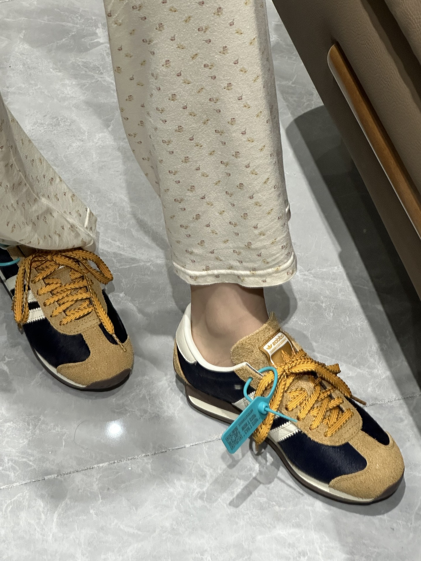 custom review-Adidas Originals COUNTRY OG Casual Low Top Коричневый Синий Унисекс