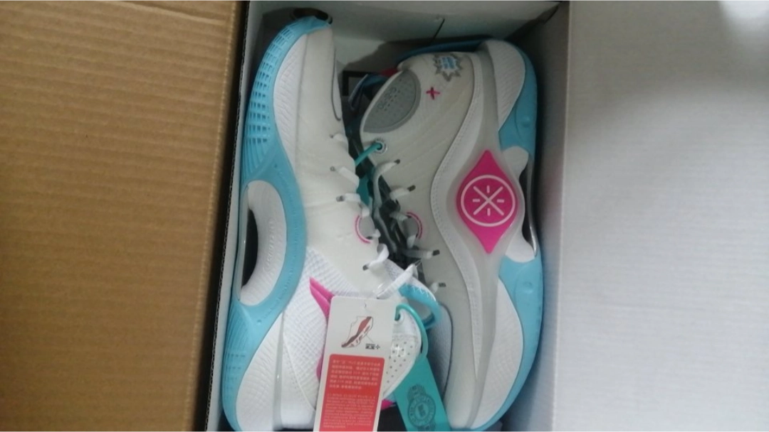 custom review-Лайнер Wade Shadow 5 Амортизация Ударопрочный Отскок Низкий Топ Баскетбольные Кроссовки Мужской Стандартный Белый Розовый Красный