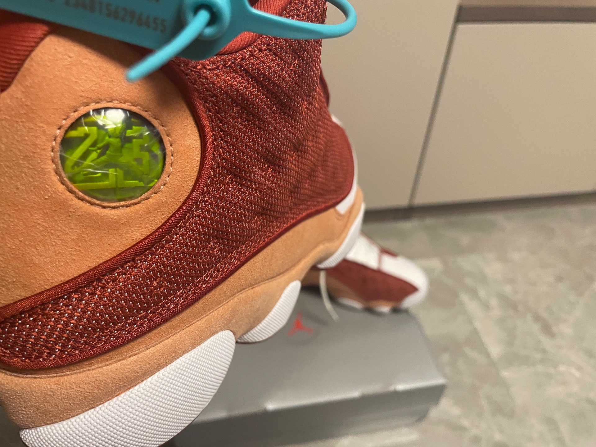 custom review-Jordan Air Jordan 13 'Dune Красный' MID Топ Винтажные баскетбольные кроссовки Мужской Оранжево-белый