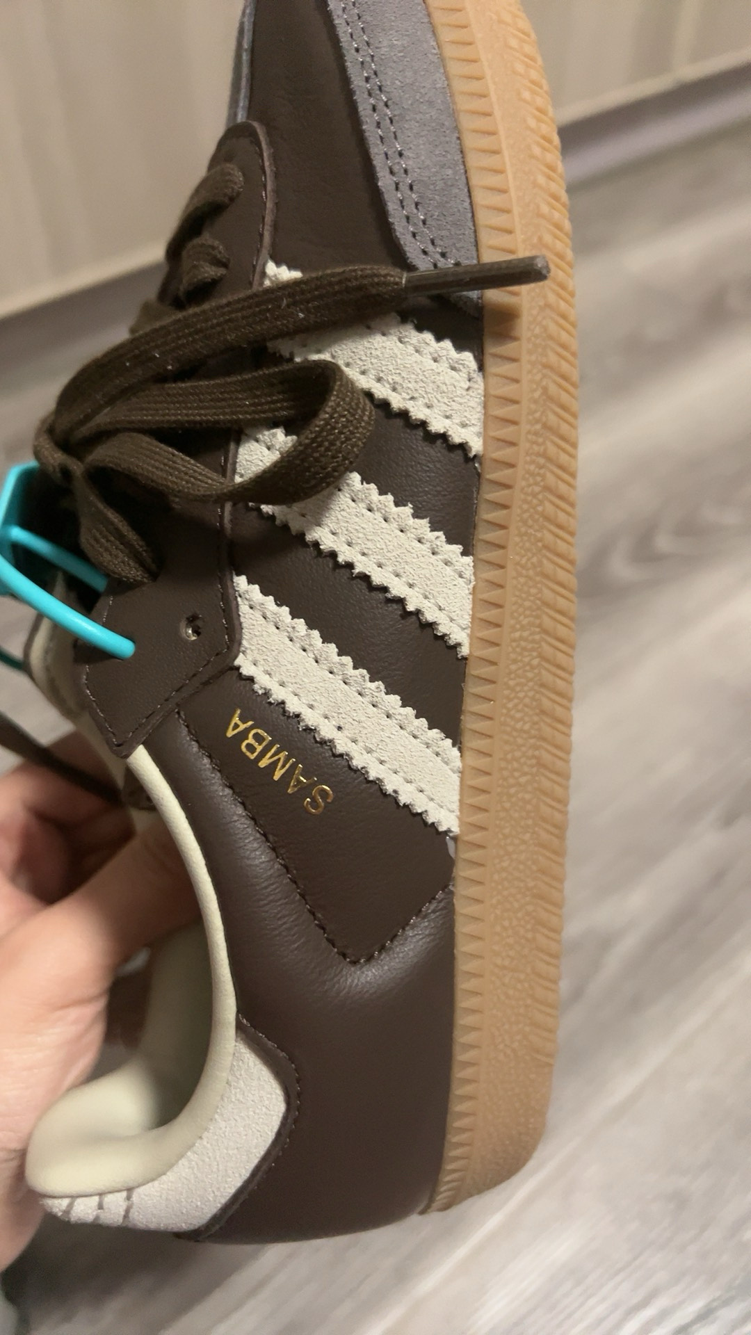 custom review-Adidas Originals SAMBA OG Устойчивые к истиранию низкие скейтборд-кроссовки унисекс коричневые