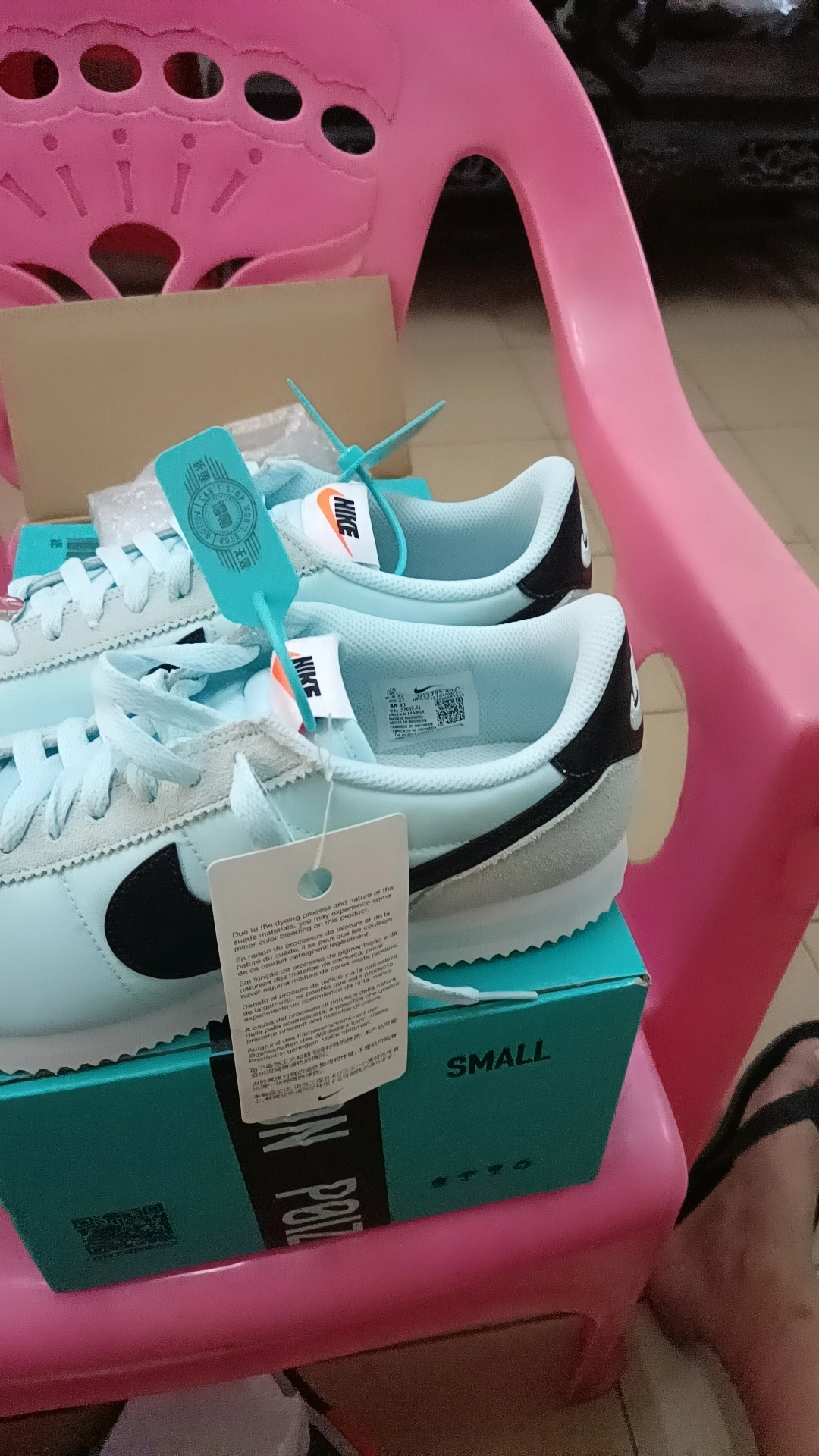 custom review-Nike Cortez Low Топ Повседневный Городской Коммутер Беговые кроссовки Женские Синий Черный