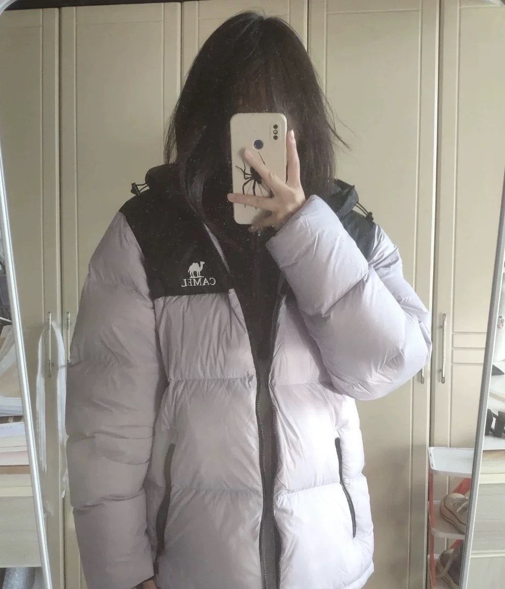 custom review-CAMEL Антистатический Многоцветный Термический Холодостойкий Ветрозащитный С капюшоном Пуховая куртка с анти-пиллингом Пух Унисекс