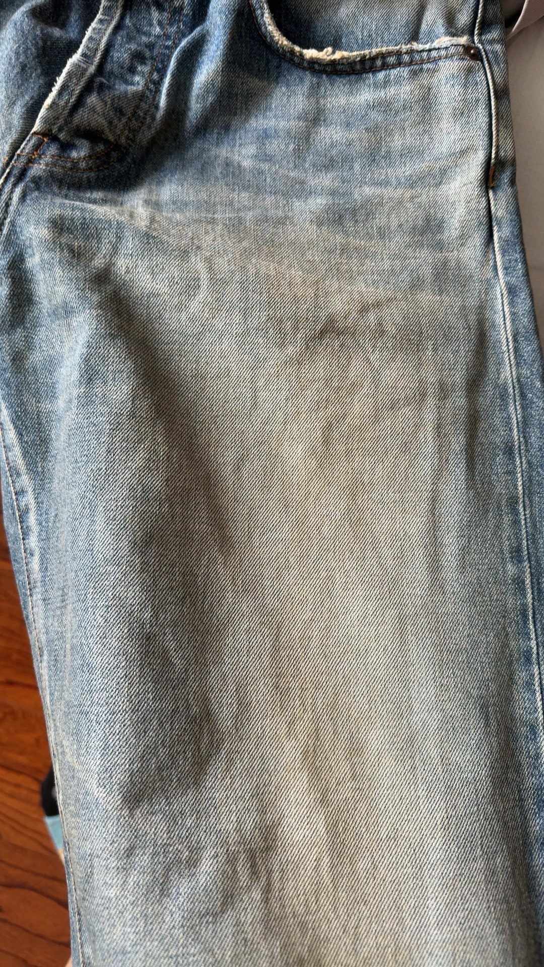 custom review-Supreme SS24 Week6 Потертый Свободный крой SELVEDGE Джинсы Унисекс
