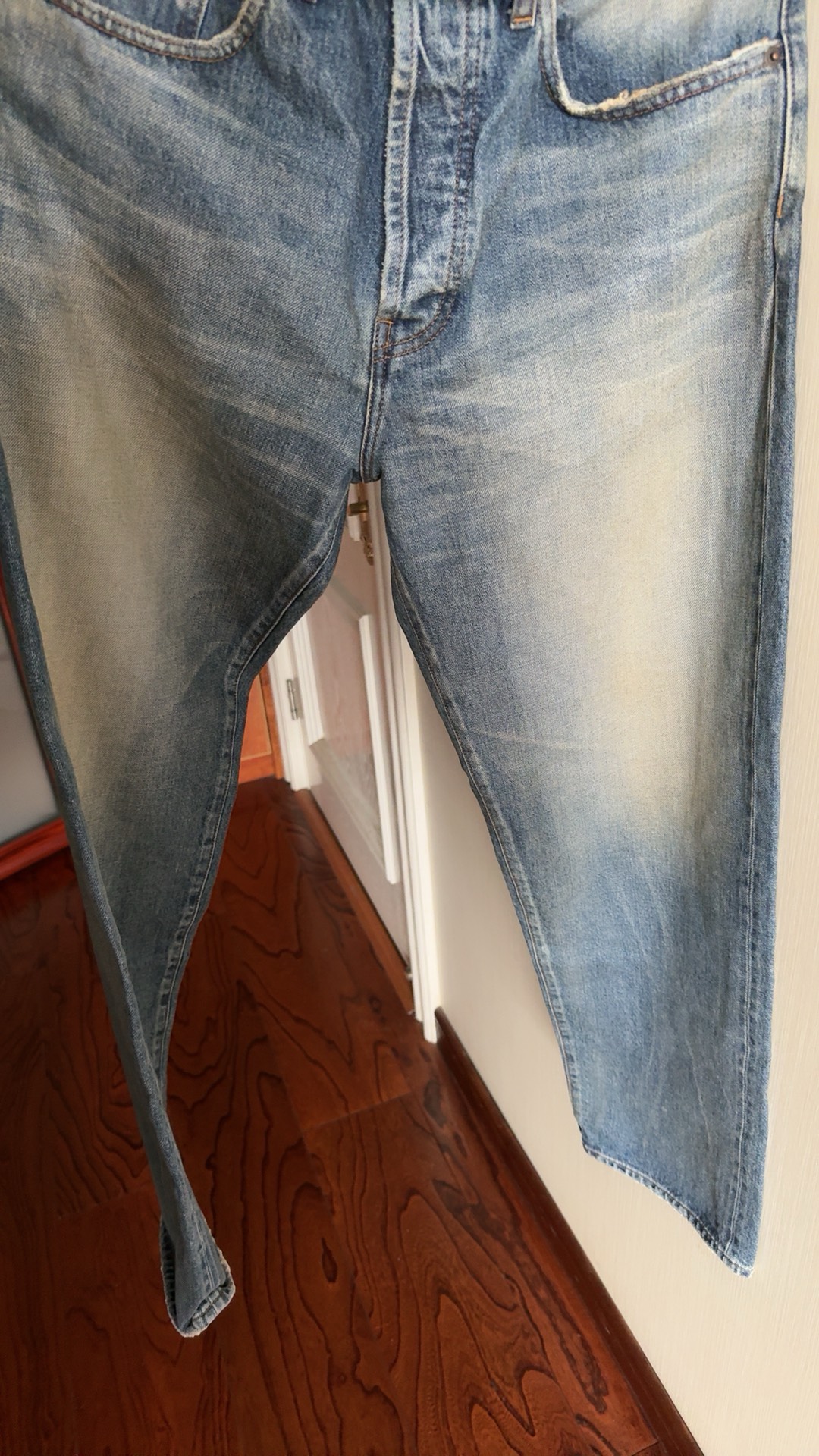 custom review-Supreme SS24 Week6 Потертый Свободный крой SELVEDGE Джинсы Унисекс