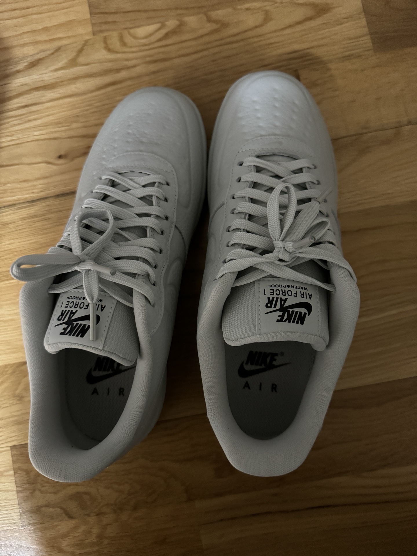 custom review-Nike Air FORCE 1 WP Low Топ Скейтборд Кроссовки Мужские Светло-Серый