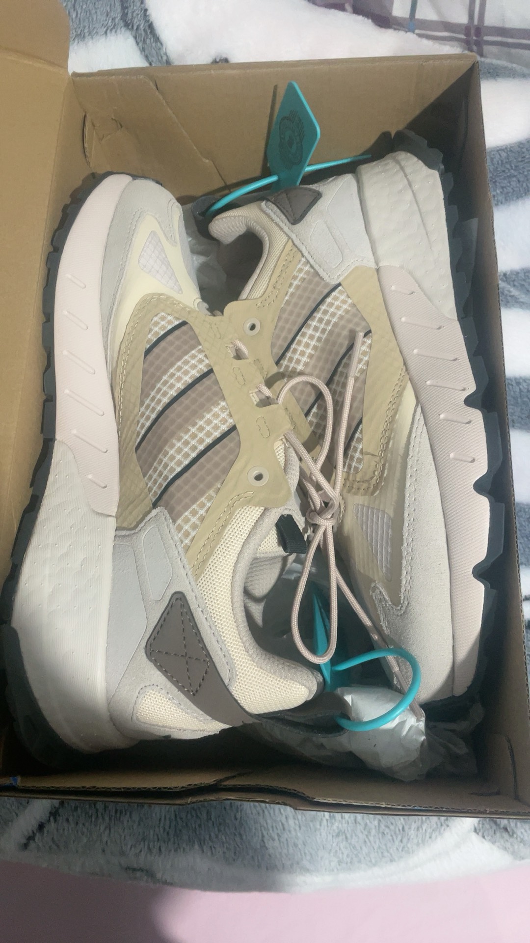 custom review-Adidas Originals ZX 1K Boost 2,0 Беговые кроссовки Низкий топ Унисекс