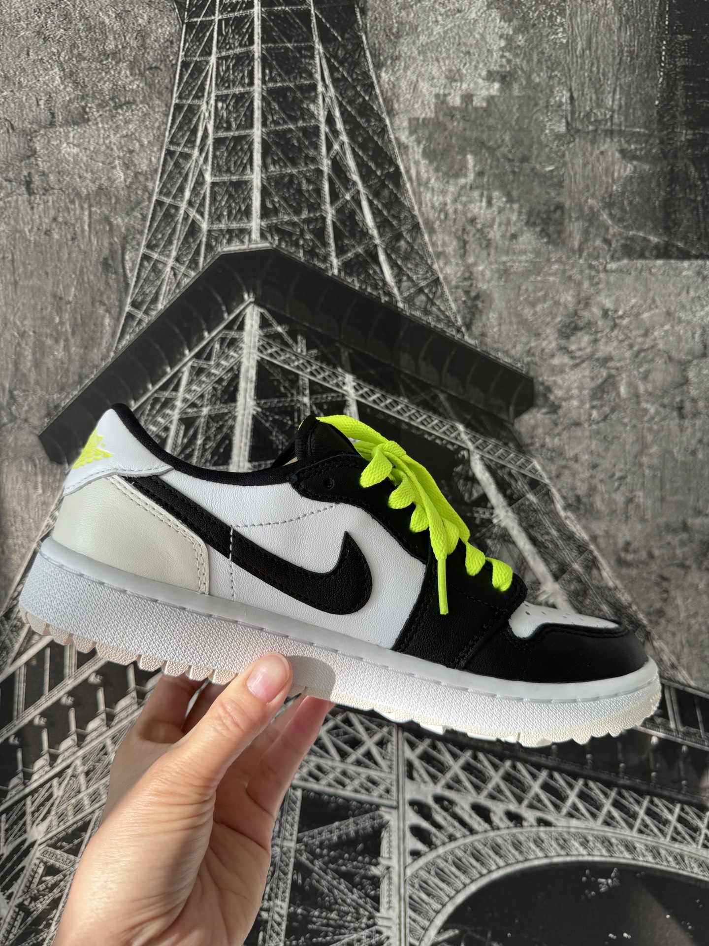 custom review-Air Jordan 1 Low Golf 'Phantom Volt'