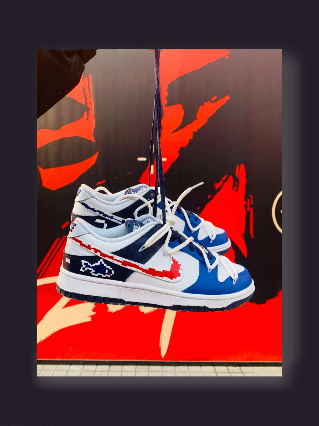 带有马赛克的鲨鱼dunk