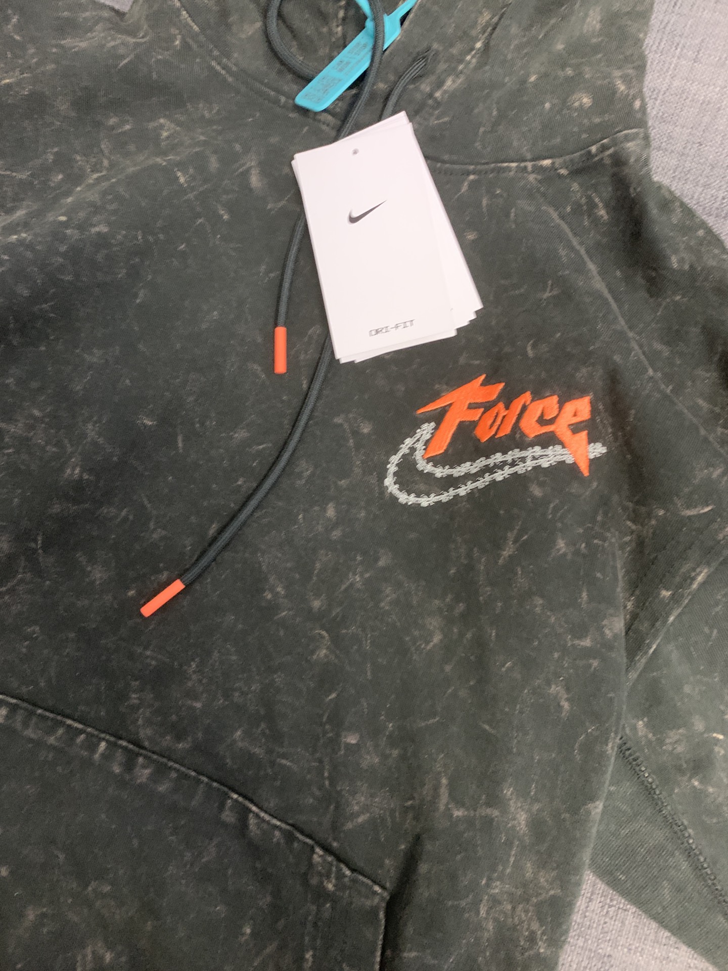 custom review-Nike Серый Мужской Свитшот