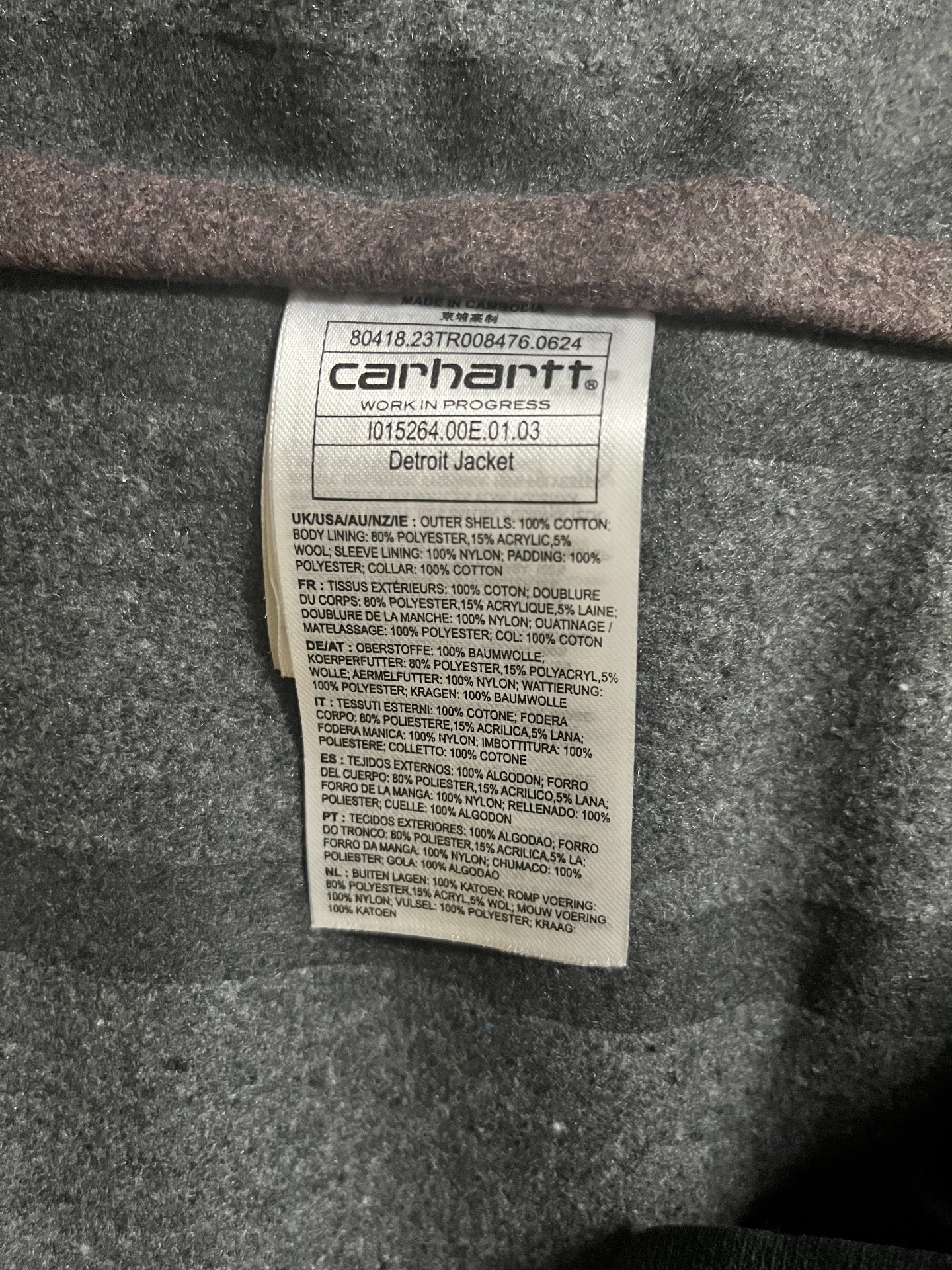 custom review-Carhartt WIP Куртка Мужская Черная