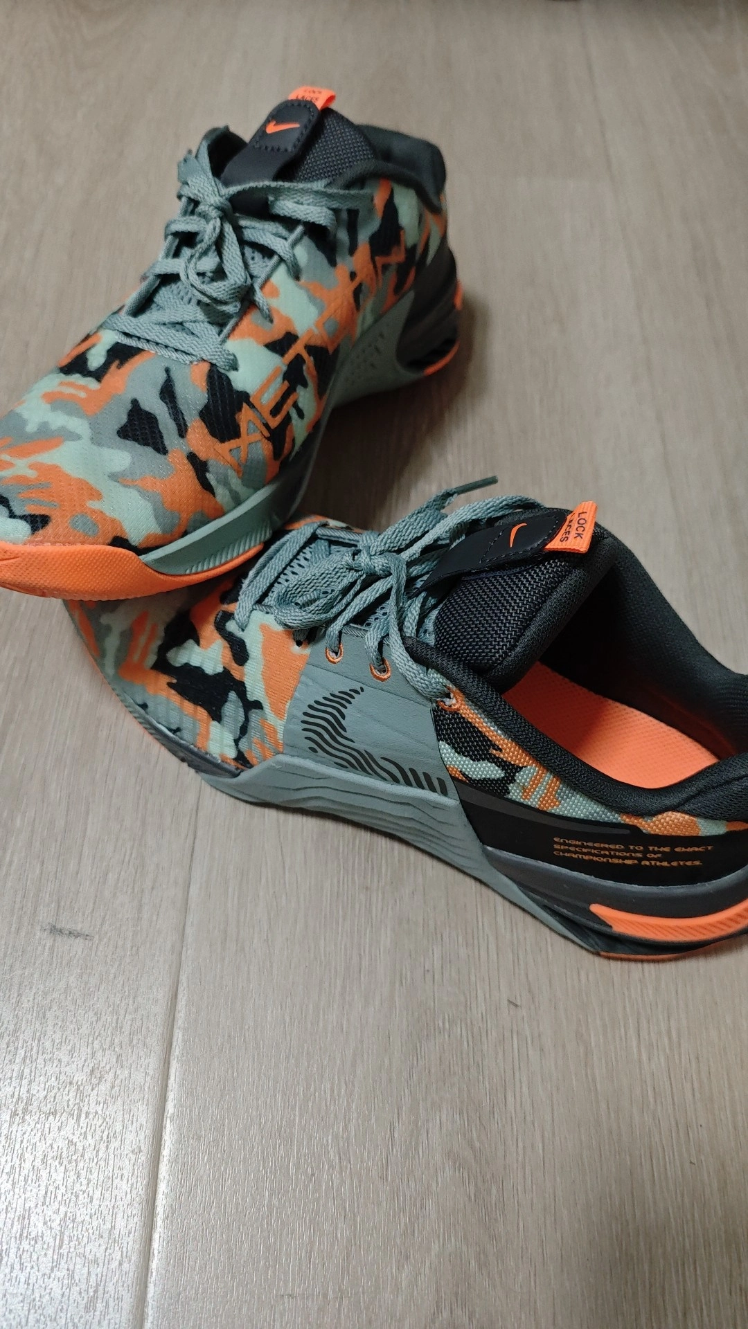 custom review-Nike Metcon 8 AMP Амортизаторы Шок Устойчивые к Износу Низкий Топ Кроссовки для тренировок Мужские Зеленые