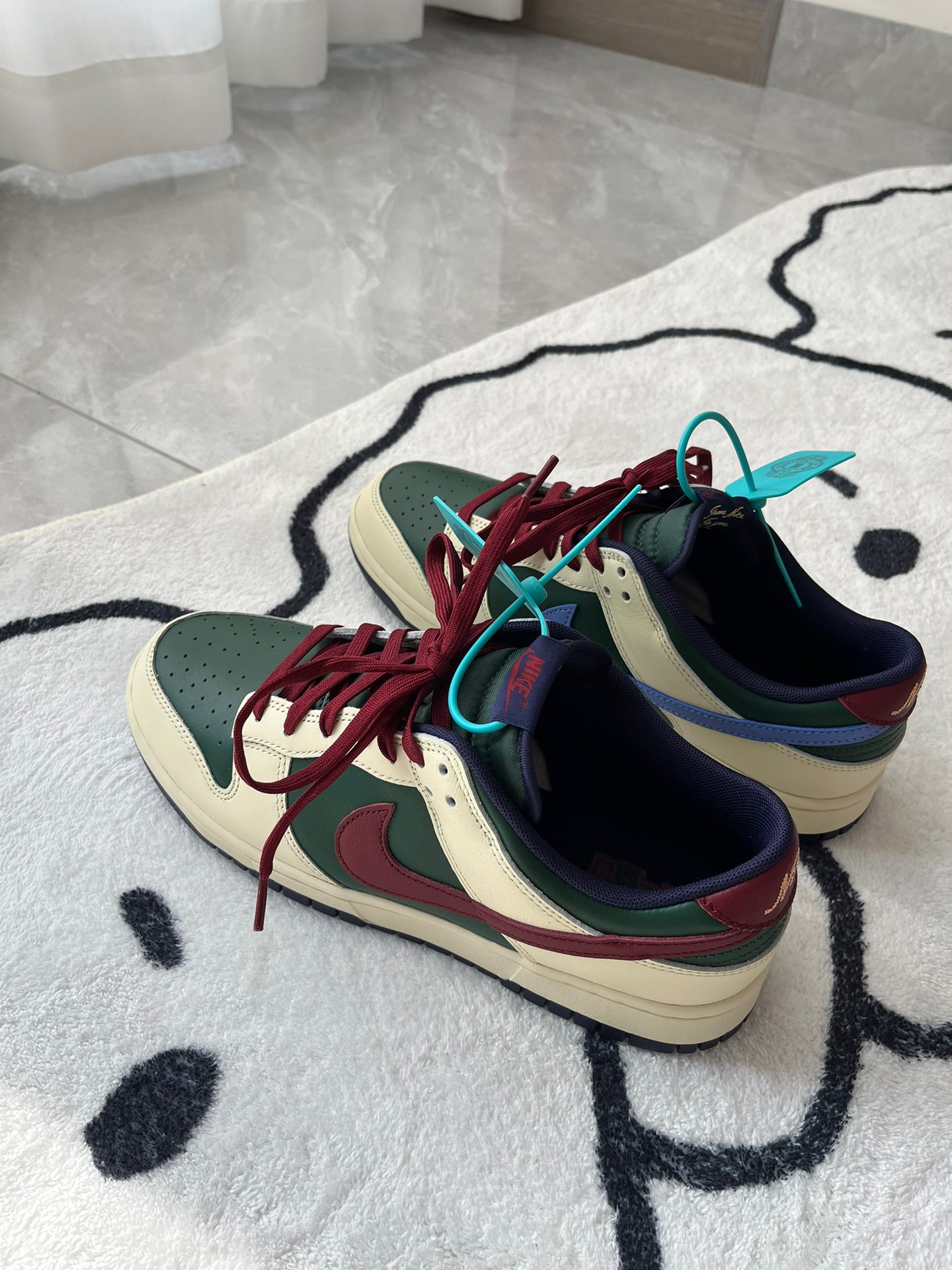 custom review-Nike Dunk 'From Nike To YOU' Легкий Low Топ Скейтборд Кроссовки Мужские Зеленые