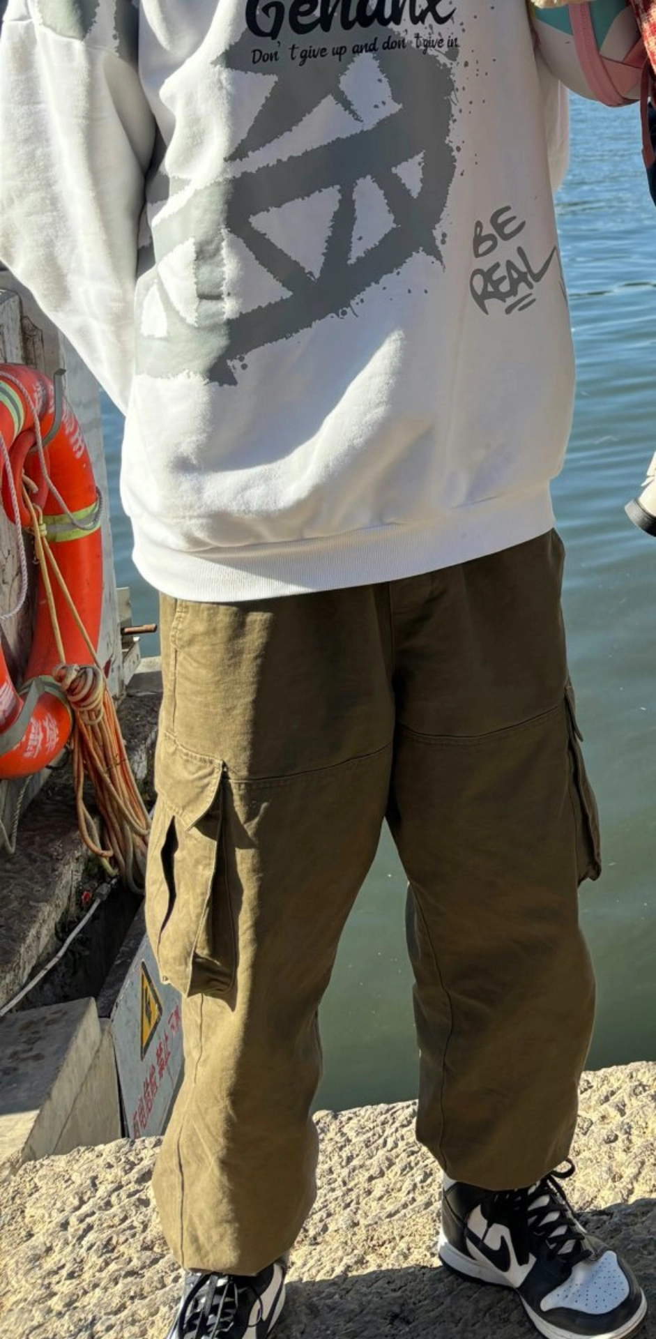 custom review-PSO Brand Повседневные штаны унисекс армейский зеленый парный