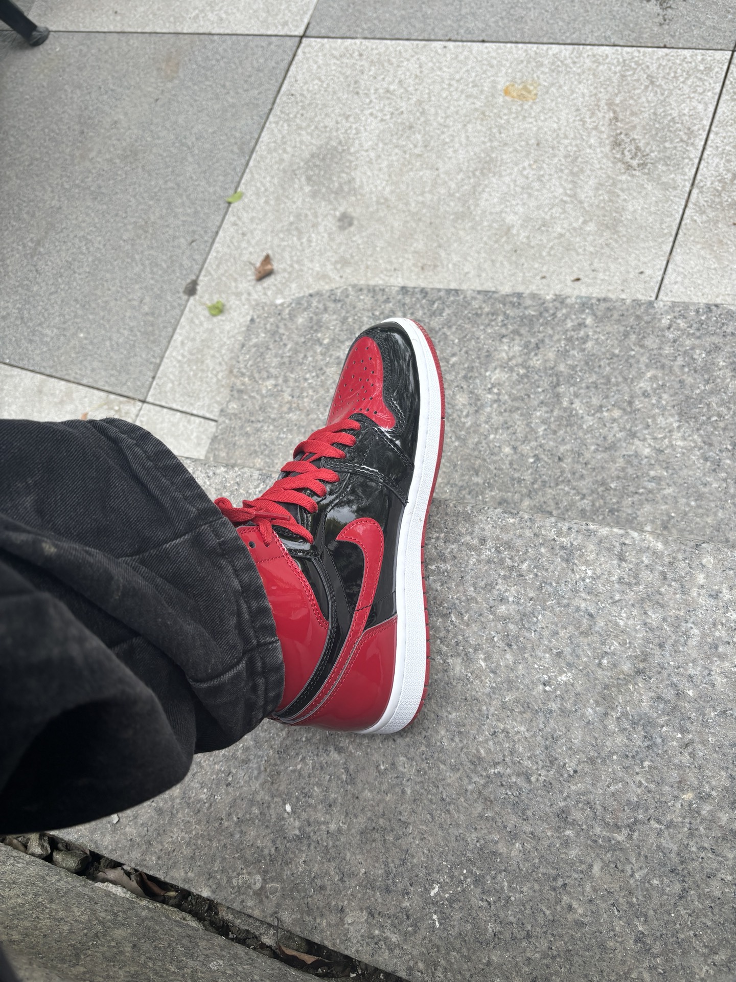 custom review-Jordan 1 Retro High OG Patent Bred