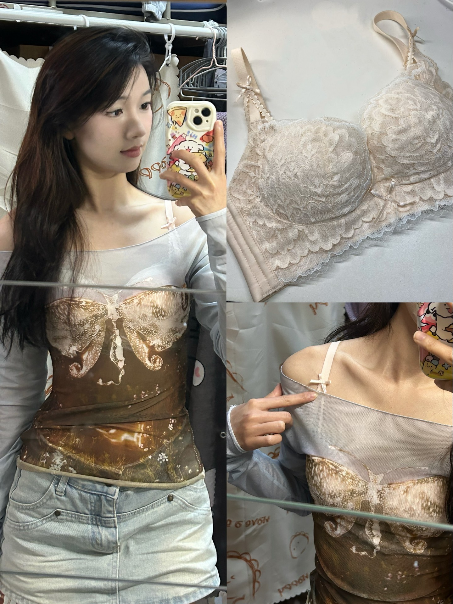 晒出你的出片战衣|奶fufu的甜美少女内衣93