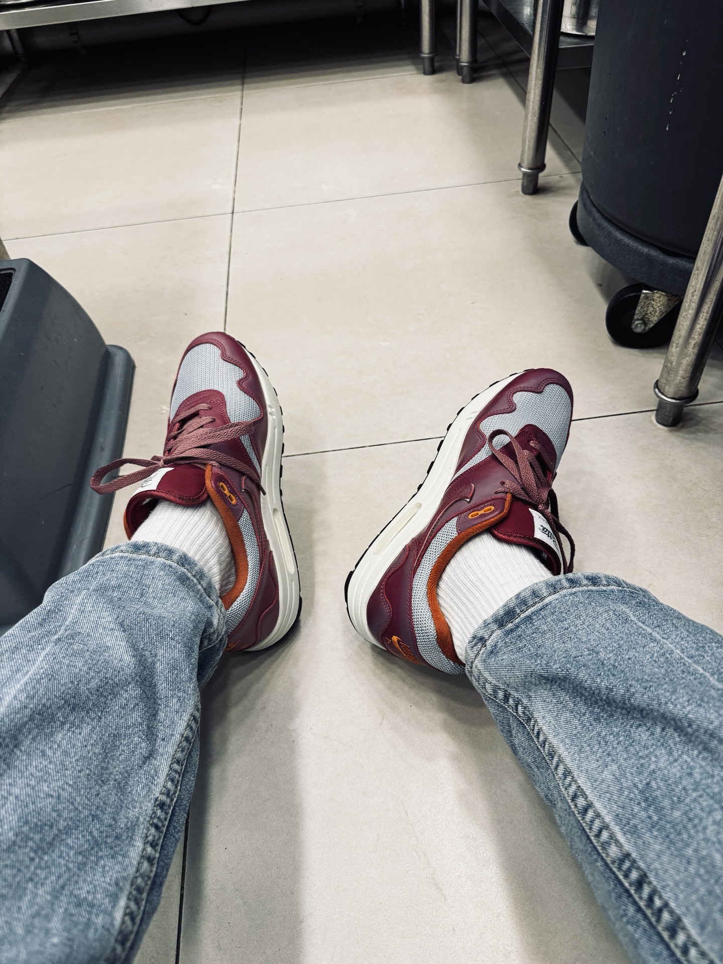 custom review-Patta x Nike Air Max 1 Амортизация и Дышащий Низкий Топ Повседневные Беговые Кроссовки Унисекс Красный