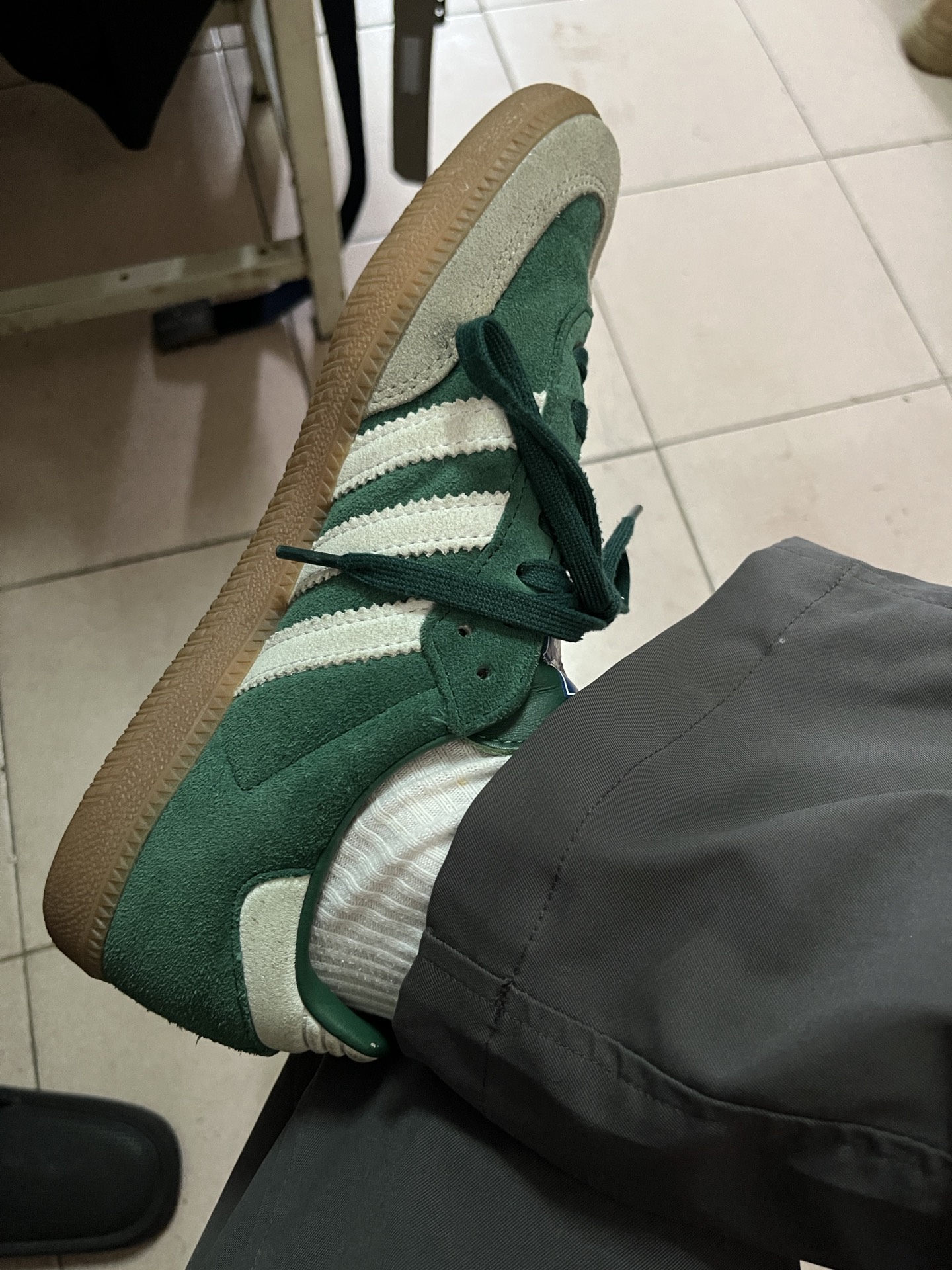 custom review-Adidas Originals Samba Износостойкий и Легкий Низкий Топ Кроссовки для скейтбординга Унисекс Зеленый