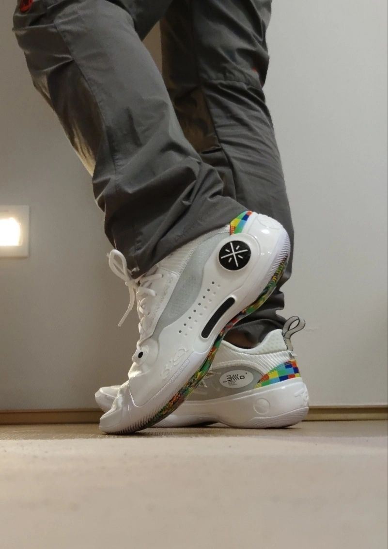 custom review-Подкладка WOW 10 Way of Wade 10 Противоскользящий Устойчивый к истиранию Низкий Топ Баскетбольные кроссовки Мужские Белый Серый