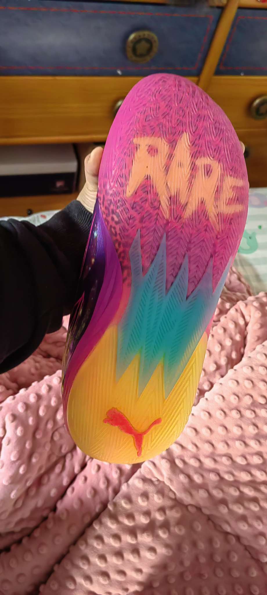 custom review-LaMelo Ball X PUMA MB.02 LaMelo Ball MB.02 Be You Устойчивый к истиранию MID Баскетбольные кроссовки Унисекс Розовый Фиолетовый