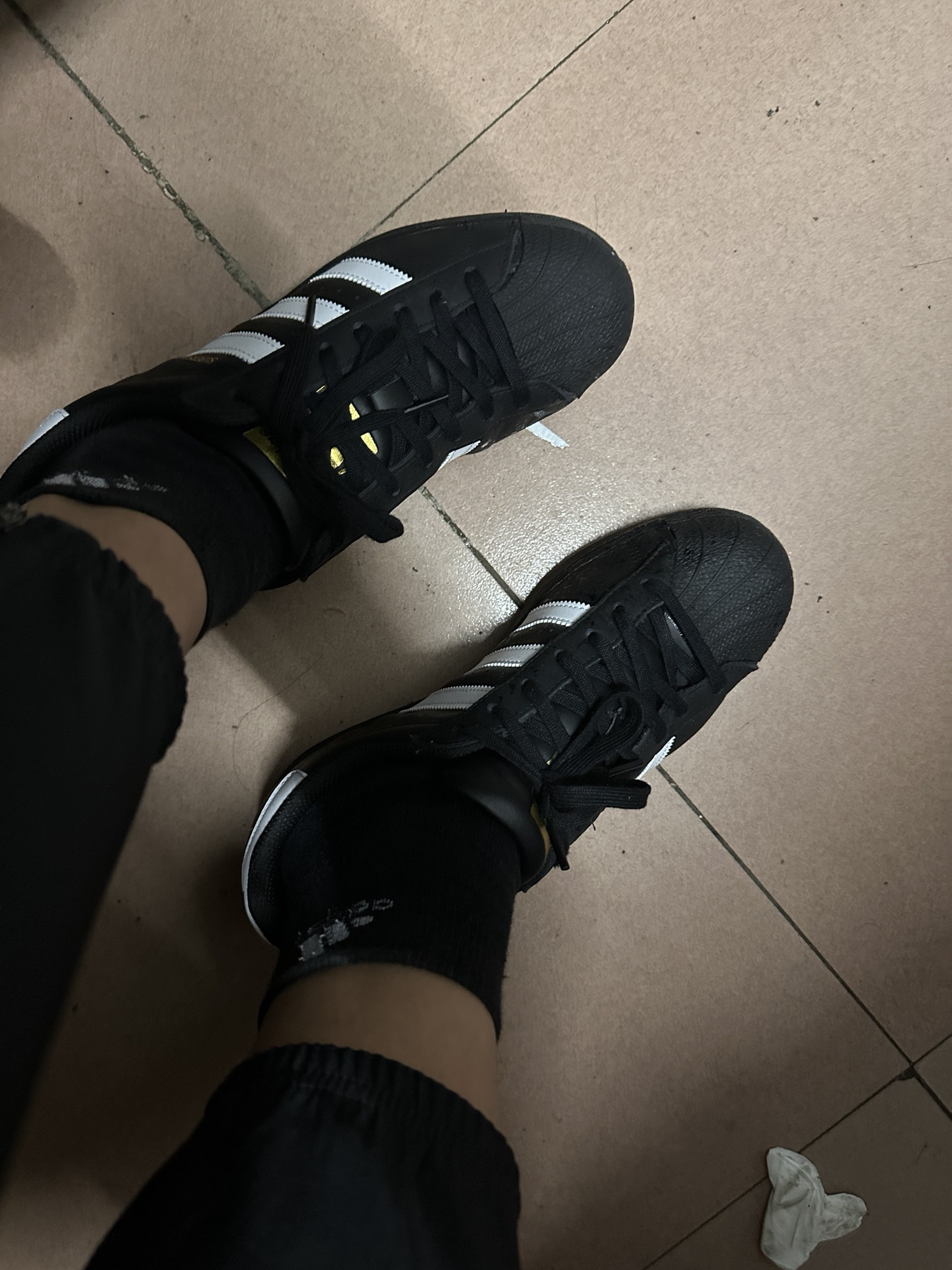 custom review-Adidas Originals Superstar Core Black Cloud White Gold