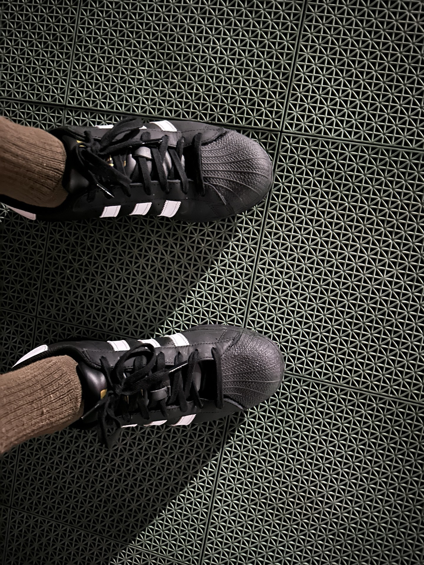 custom review-Adidas Originals Superstar Core Black Cloud White Gold