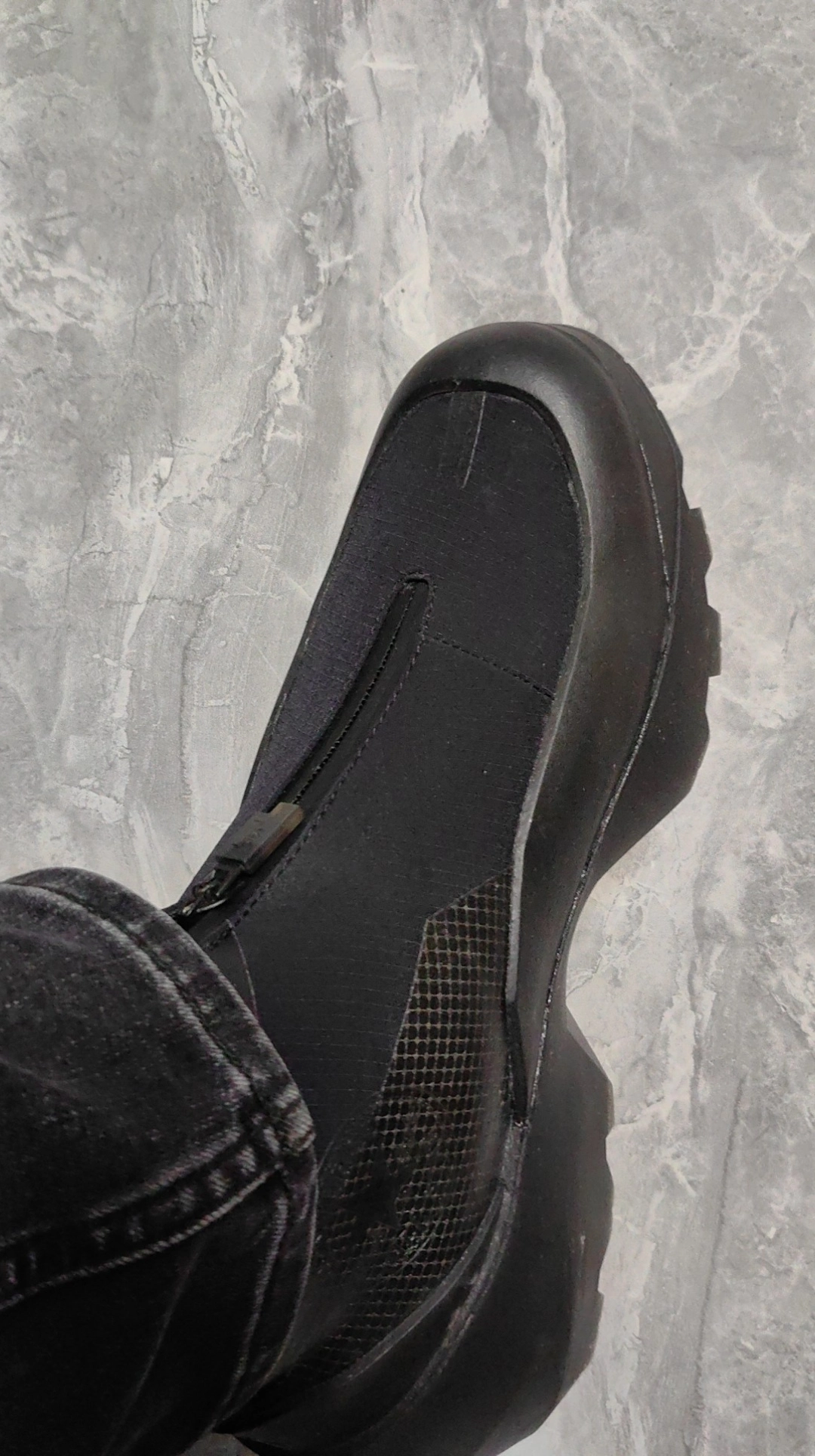 custom review-A COLD WALL* x Конверс Geo Forma ПУ (полиуретан) Полиуретан Дышащий Высокий Топ Повседневная Обувь Унисекс Черный