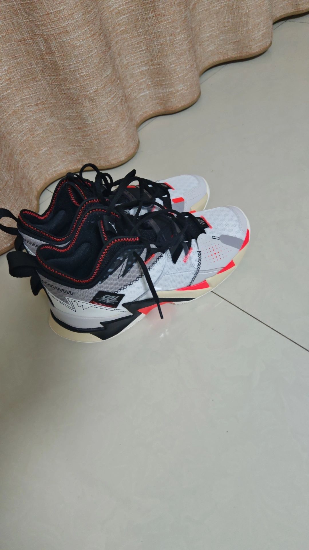 custom review-Джордан Why Not Zer0,3 PF Russell Westbrook 3 Амортизация MID Топ Баскетбольные кроссовки Унисекс Белый Серый Азиатская Версия