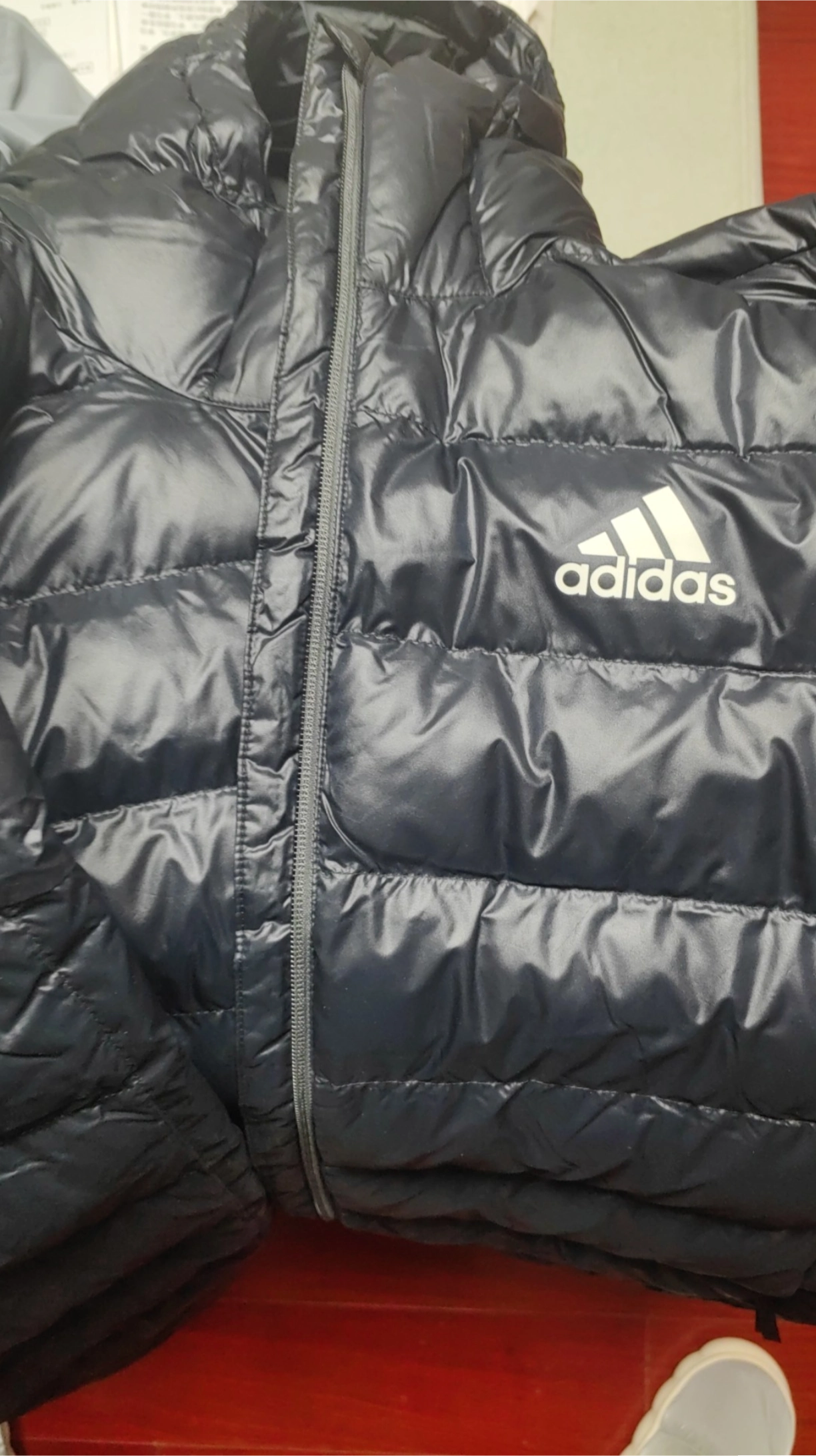 custom review-Adidas 3 Stripes Пуховая куртка Мужская